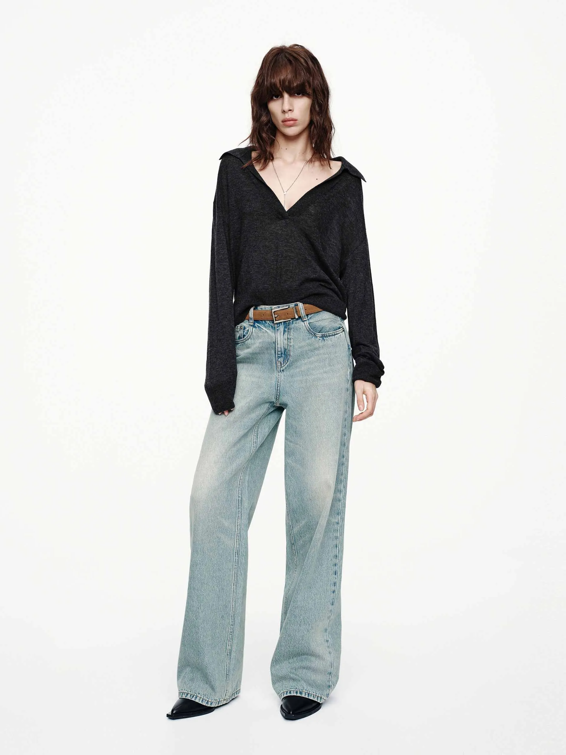 Pure Cotton Washed Jeans sold by Mo&Co product image thumbnail 2