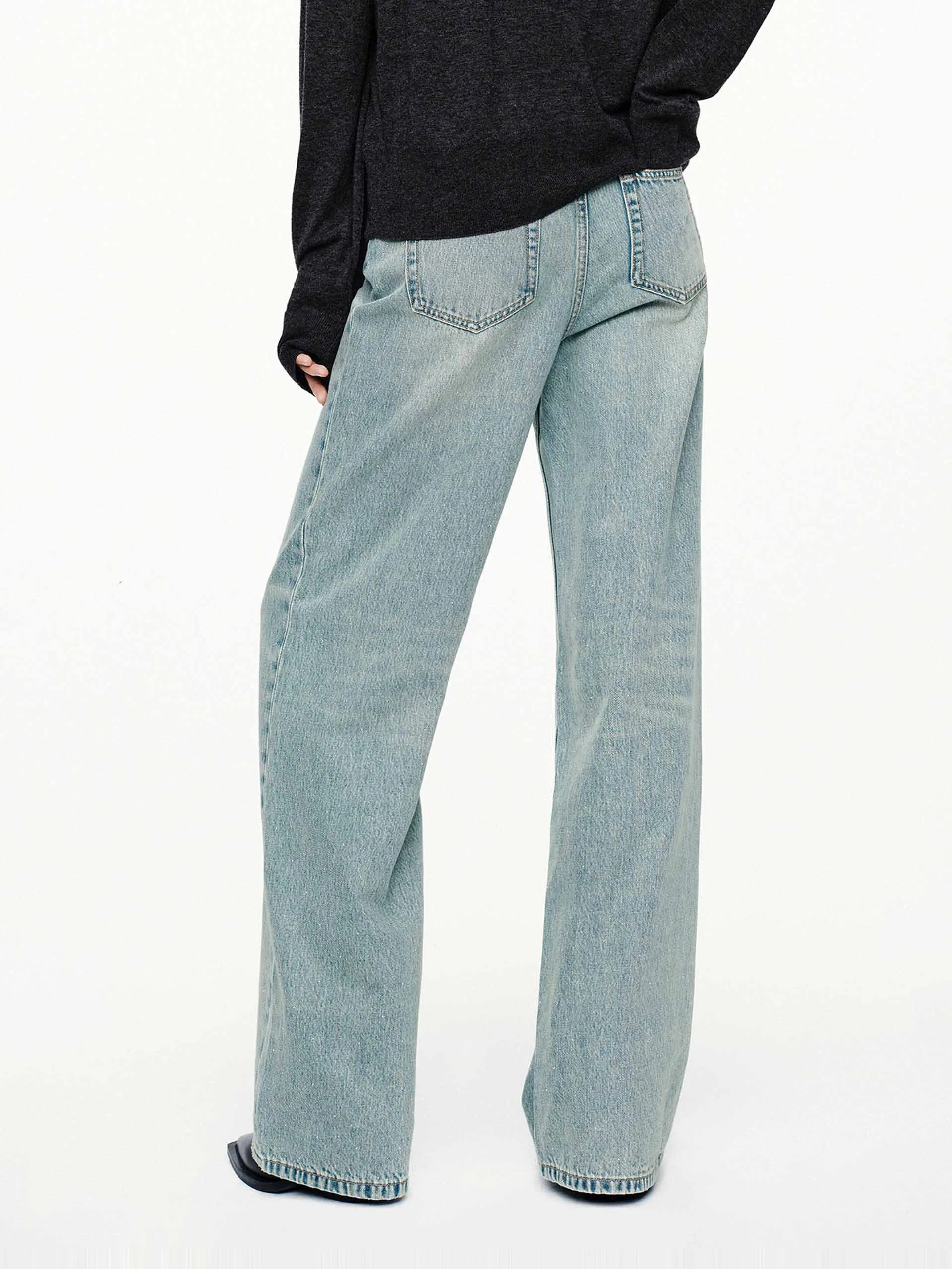 Pure Cotton Washed Jeans sold by Mo&Co product image thumbnail 4