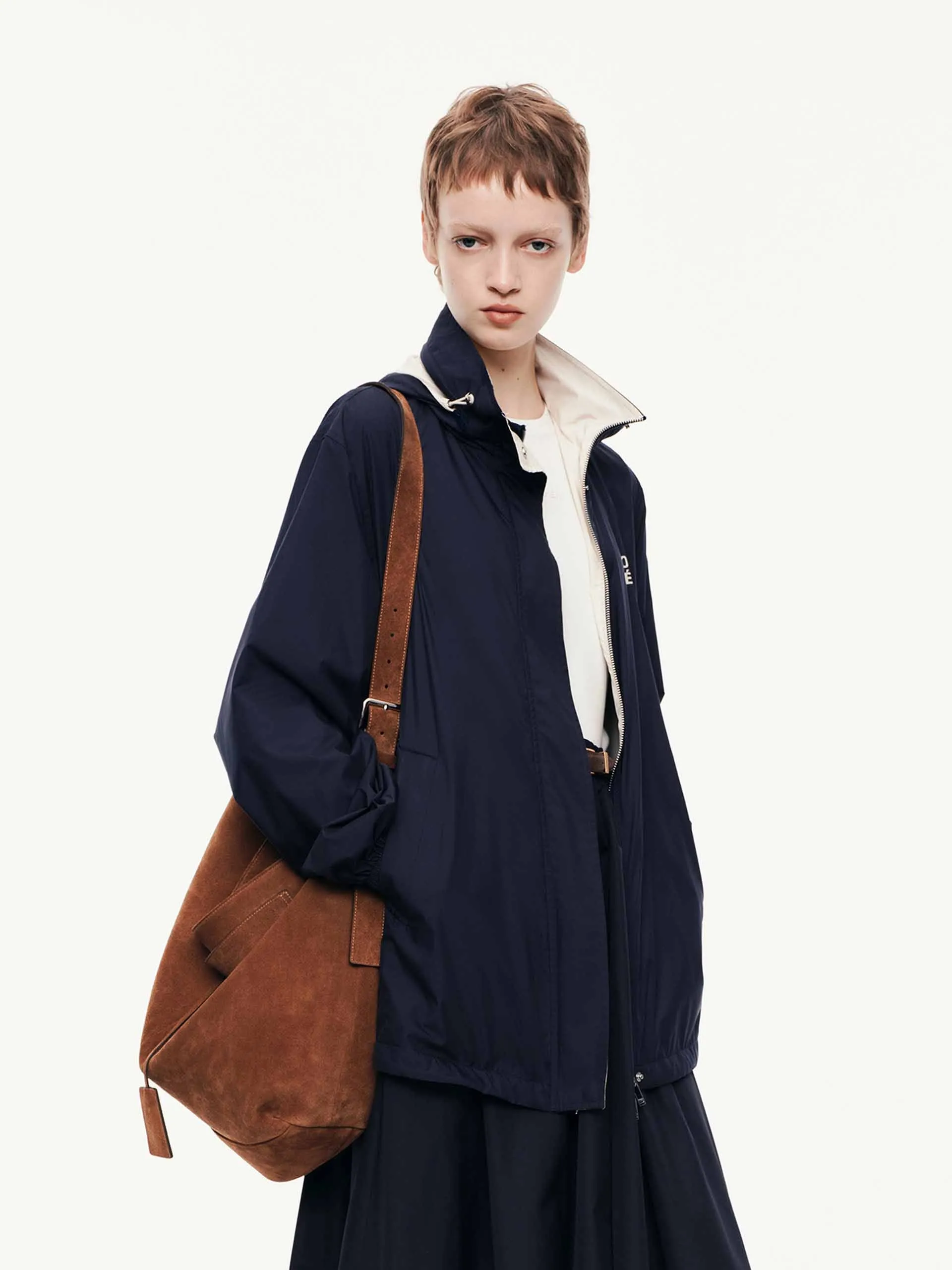 Hooded Zipper Coat sold by Mo&Co product image thumbnail 3