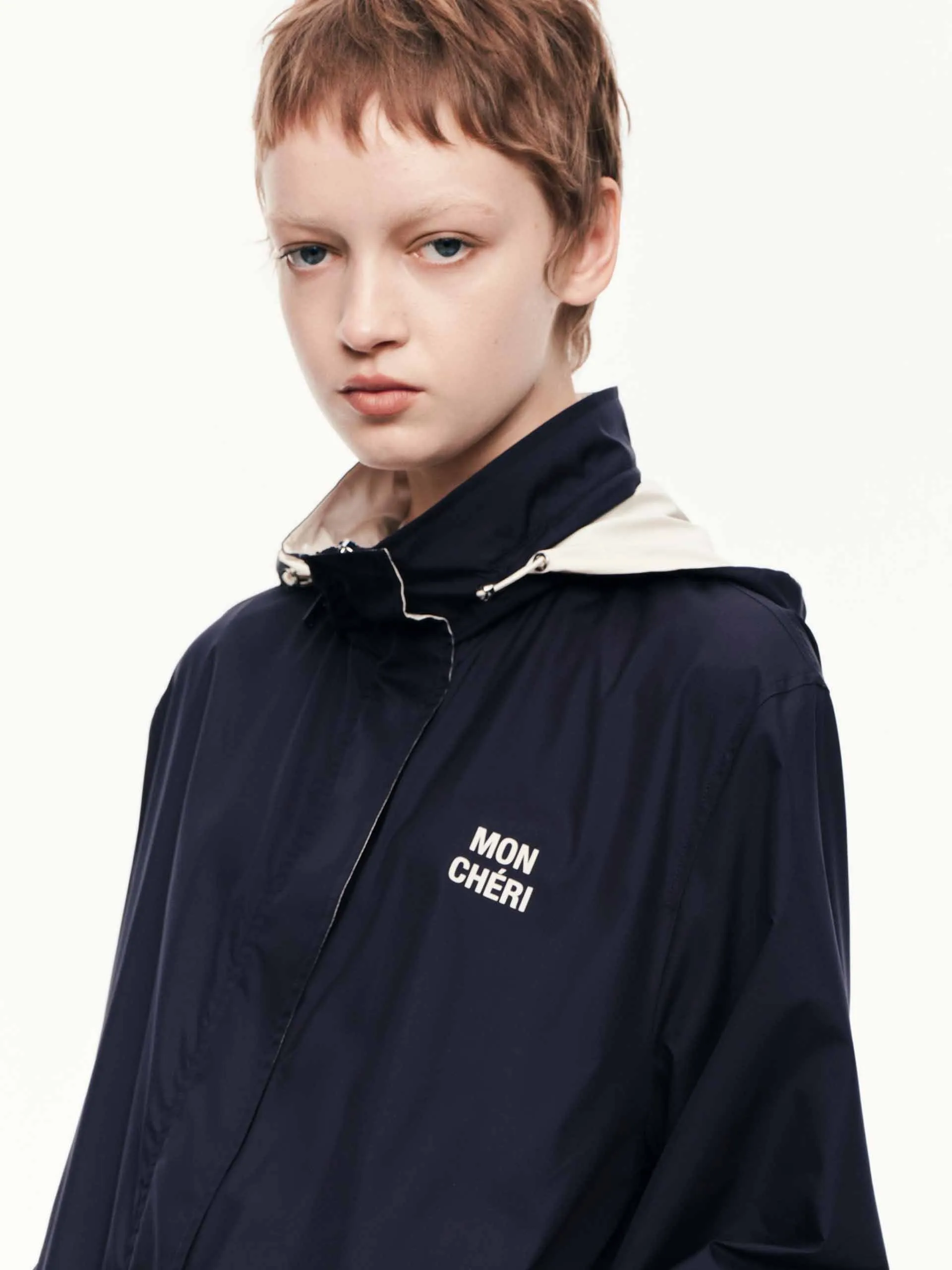 Hooded Zipper Coat sold by Mo&Co product image thumbnail 5