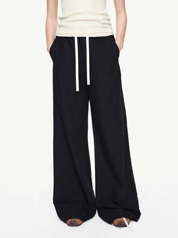 Drawstring High Waist Trousers sold by Mo&Co