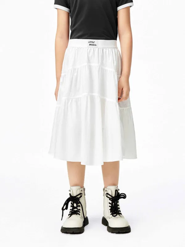 LM Pleated Skirt sold by Mo&Co