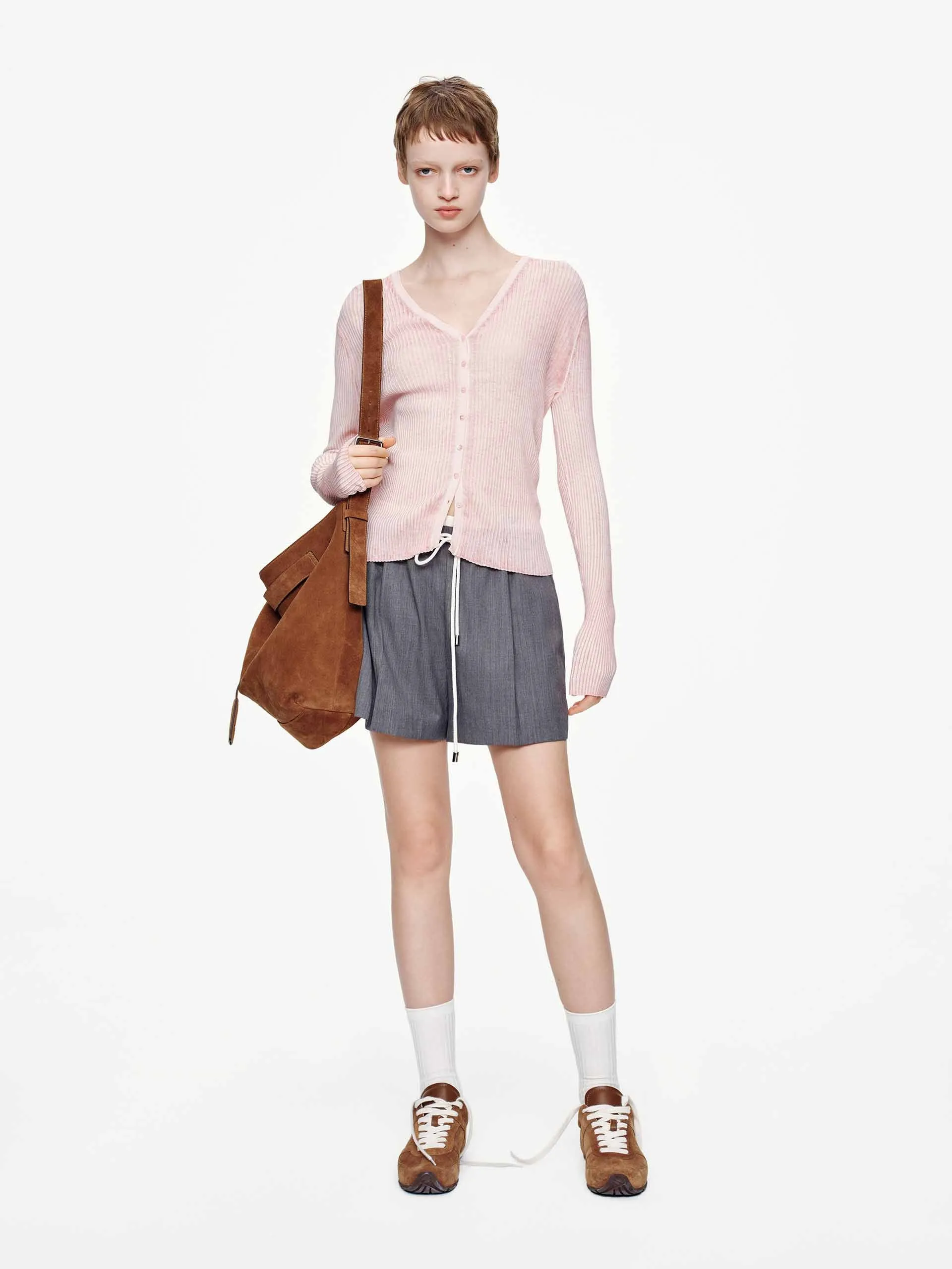 V-neck Fitted Cardigan sold by Mo&Co product image thumbnail 2