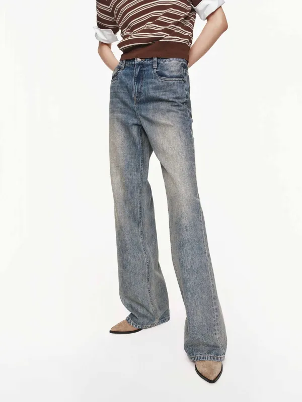 Vintage Faded Wash Jeans sold by Mo&Co