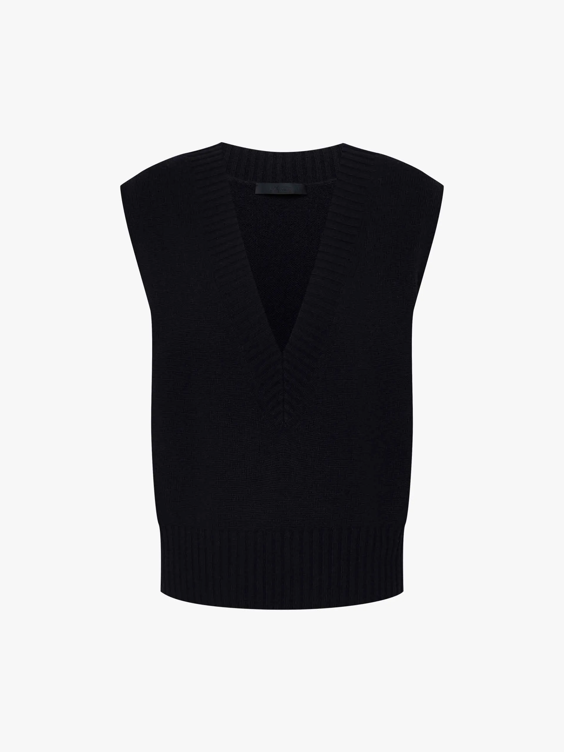 Deep V-neck Knit Vest sold by Mo&Co product image thumbnail 5