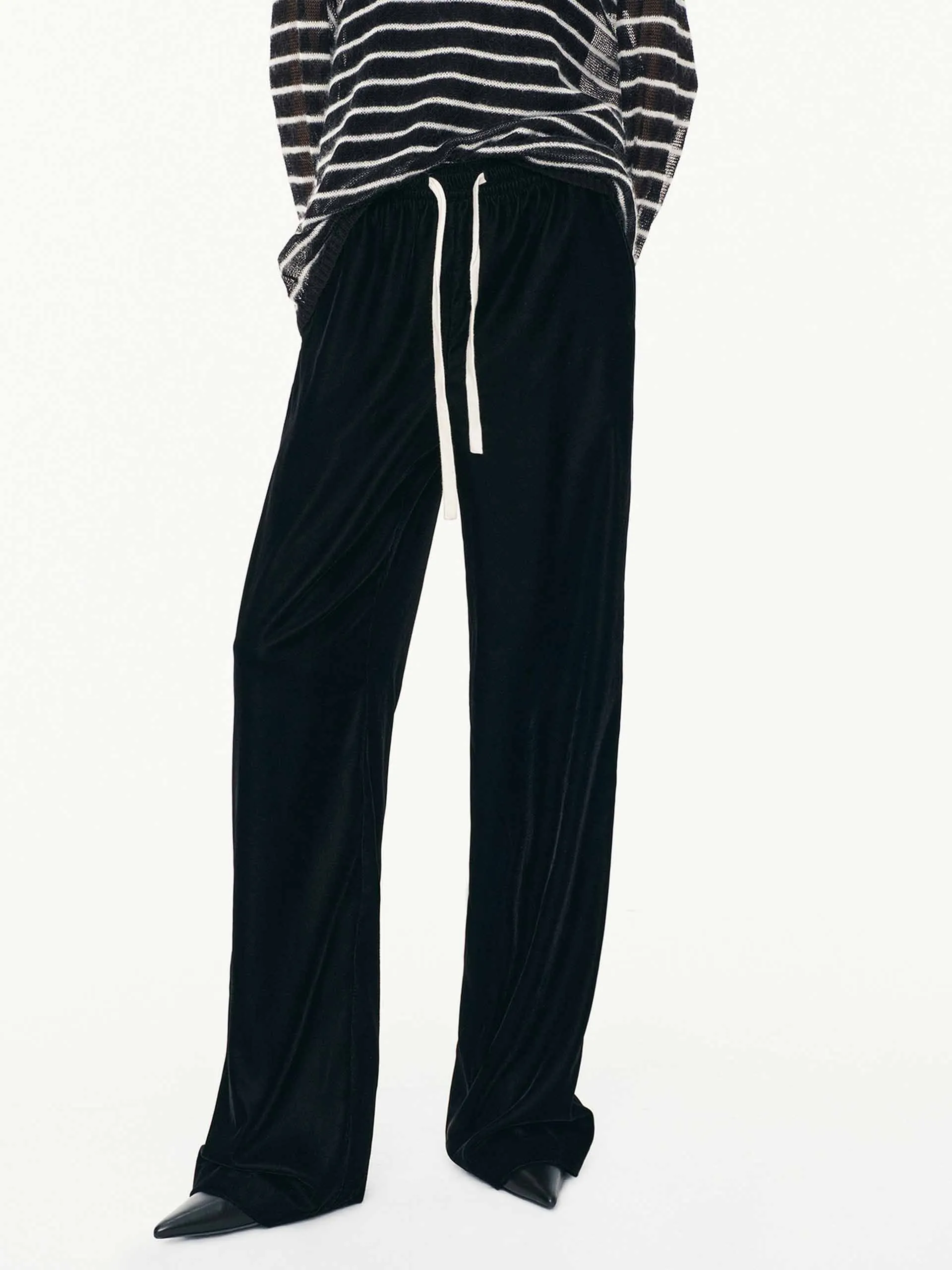 Contrast Drawstring Relaxed Trousers sold by Mo&Co product image thumbnail 5