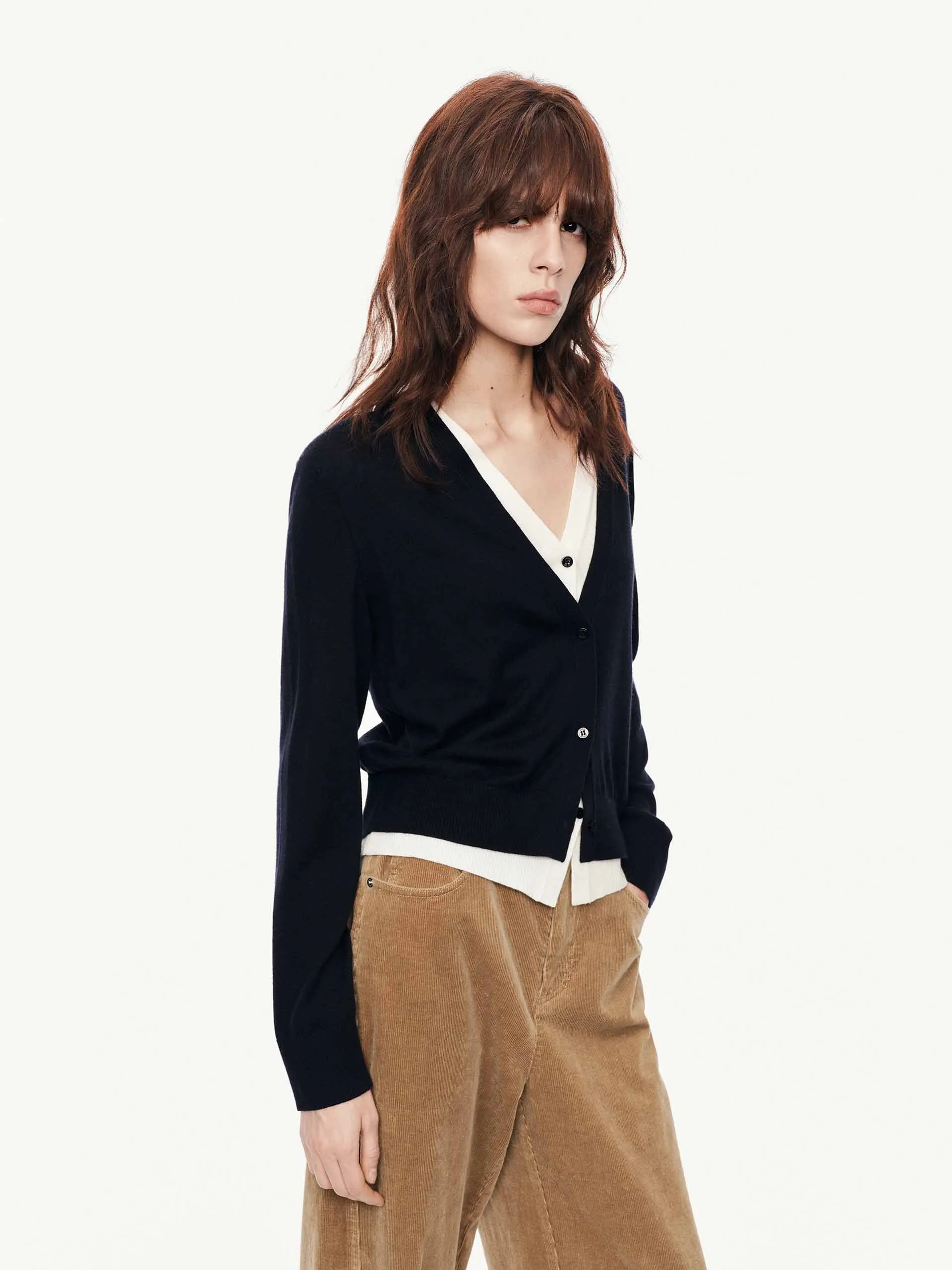 Pure Wool Layered Cardigan sold by Mo&Co product image thumbnail 4