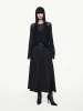 Flowy Pleated Midi Skirt sold by Mo&Co