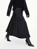 Flowy Pleated Midi Skirt sold by Mo&Co