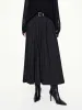 Flowy Pleated Midi Skirt sold by Mo&Co