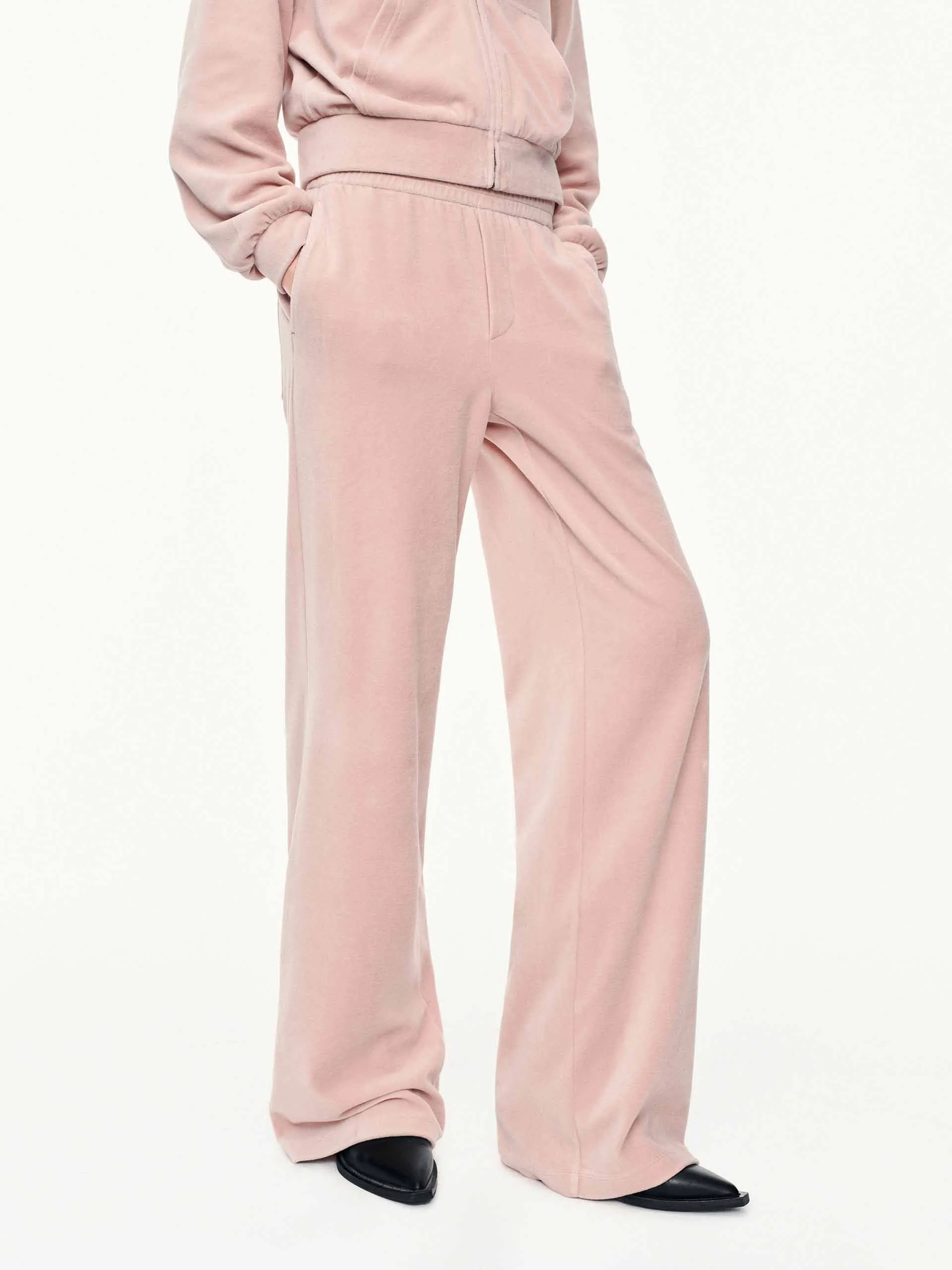 Soft Velvet Straight Trouser sold by Mo&Co product image thumbnail 3