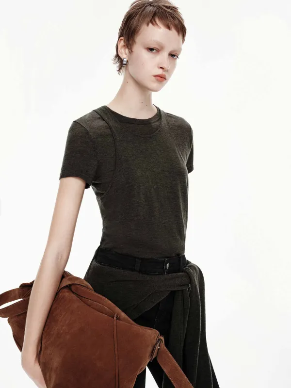 Wool Knitted Top With Tank sold by Mo&Co