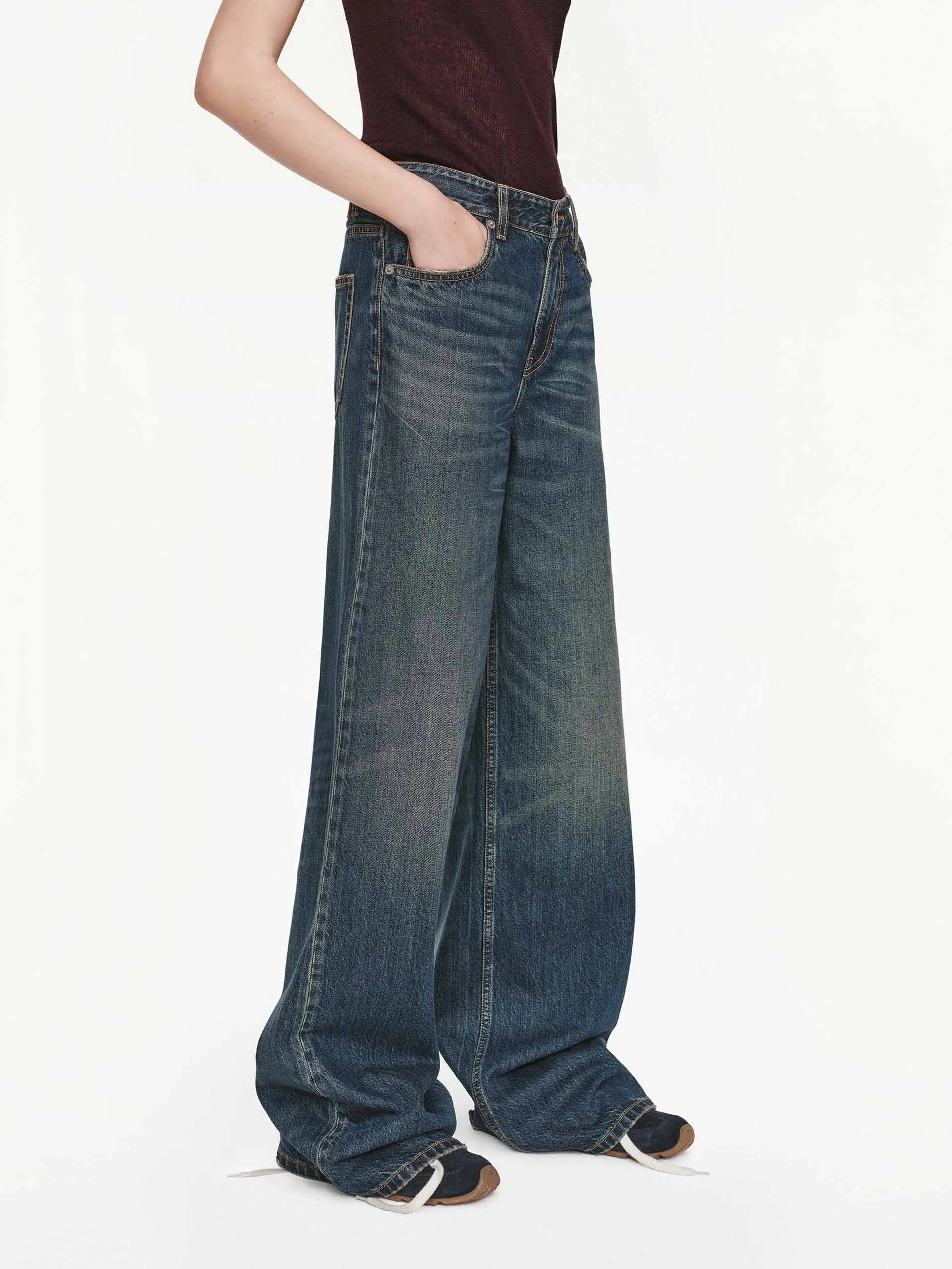 Whisker Effect Jeans sold by Mo&Co product image thumbnail 3