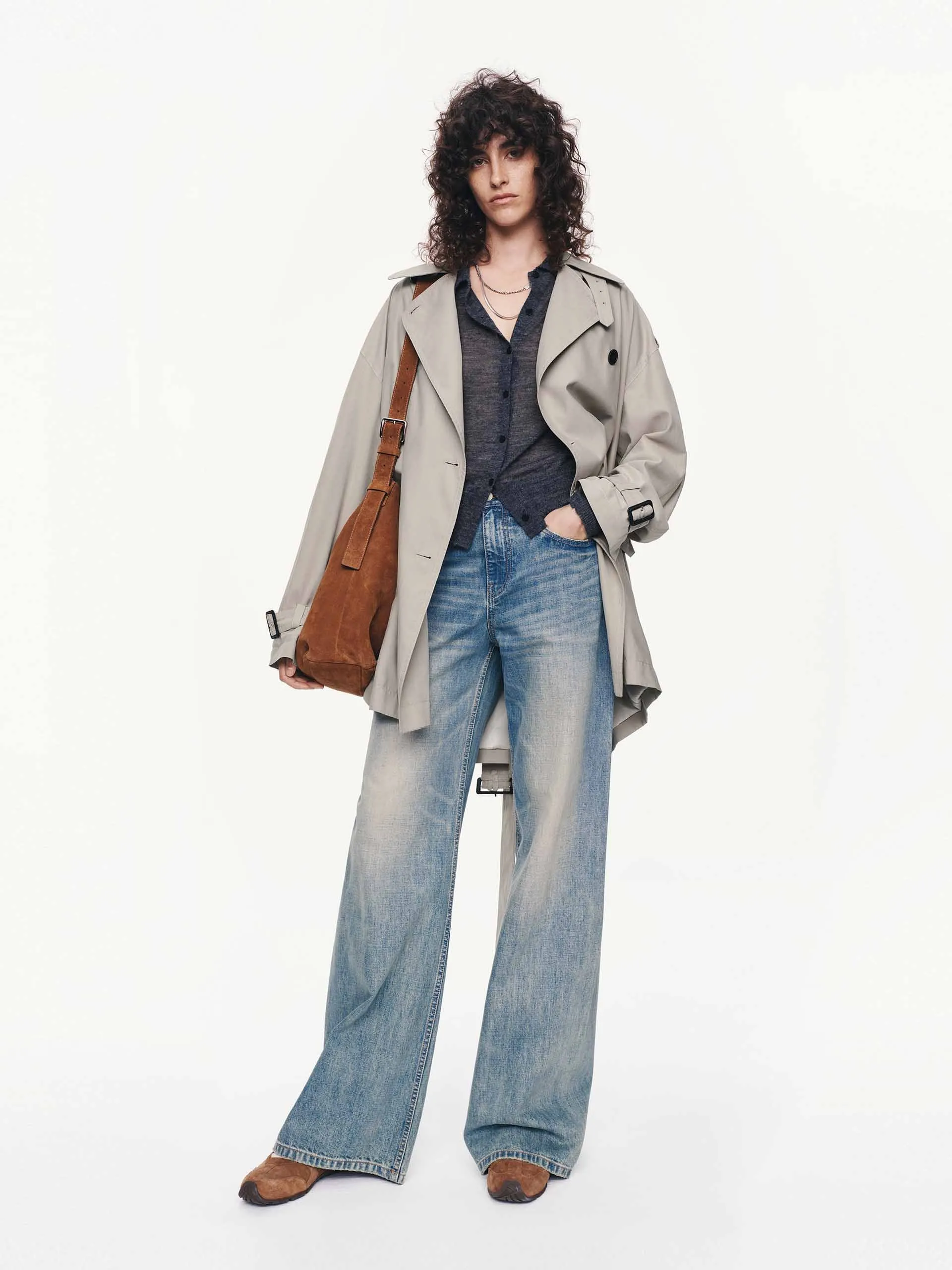 With Belt Trench Coat sold by Mo&Co product image thumbnail 2