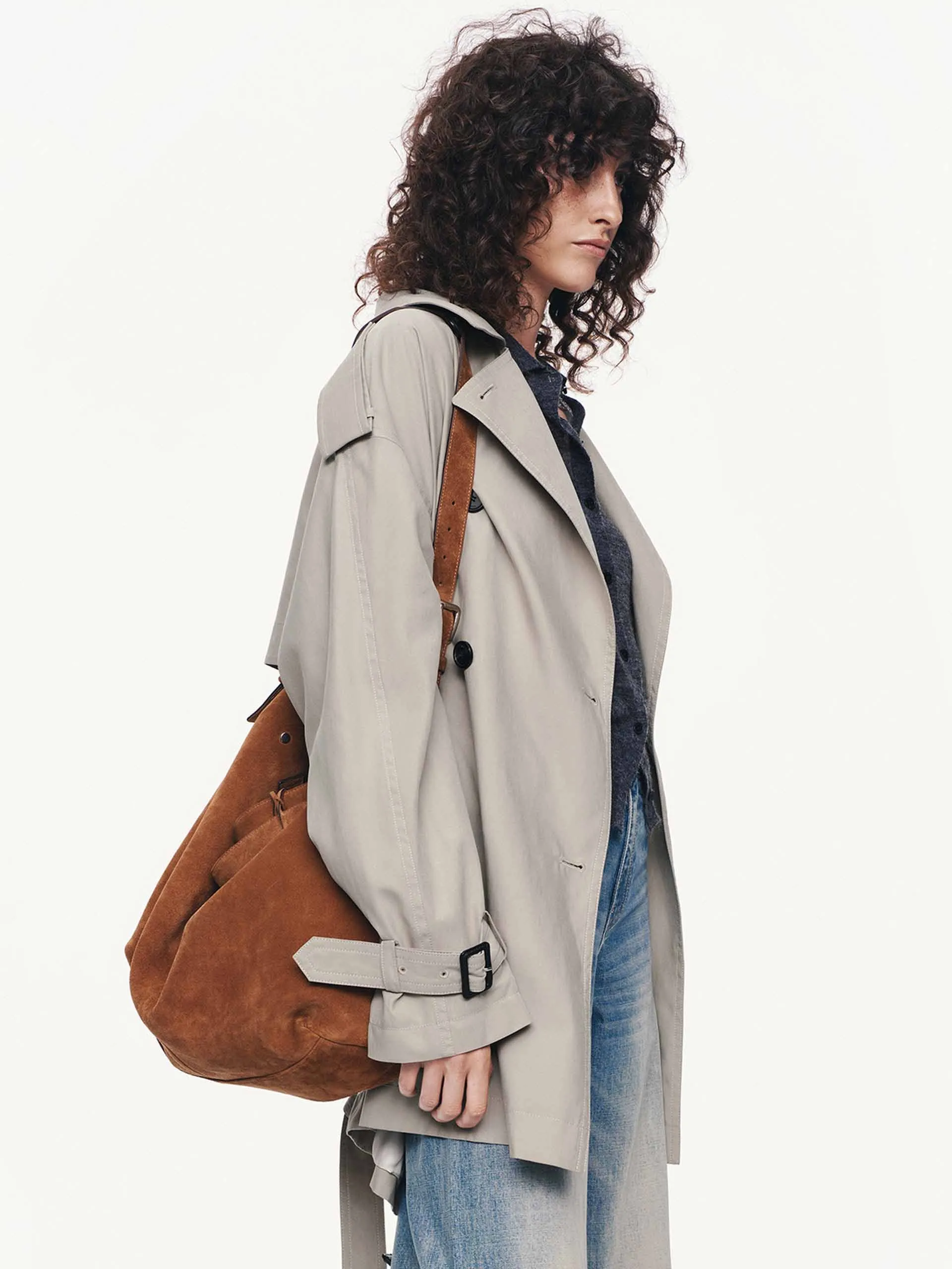 With Belt Trench Coat sold by Mo&Co product image thumbnail 3