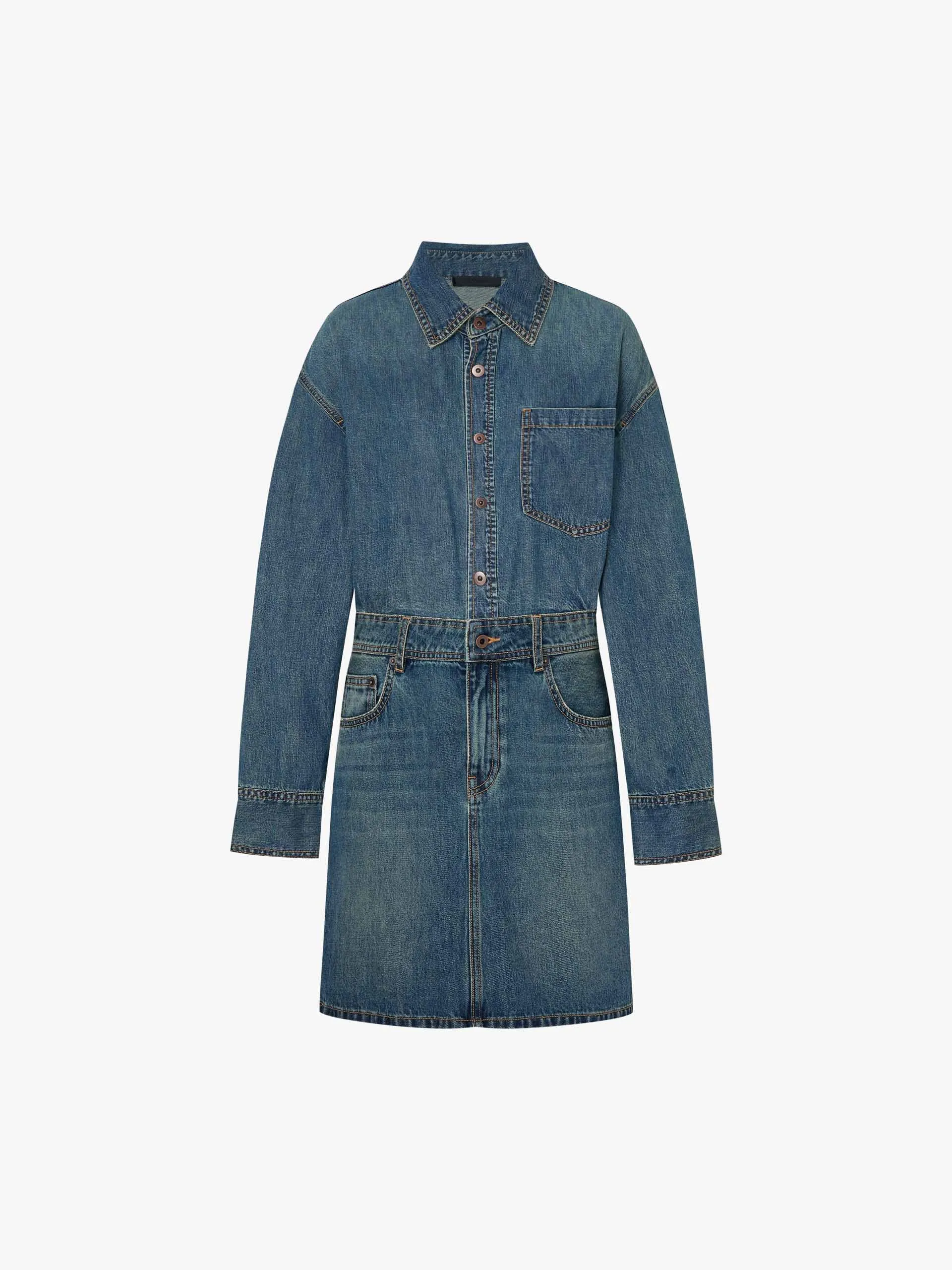 Pure Cotton Denim Dress sold by Mo&Co product image thumbnail 5