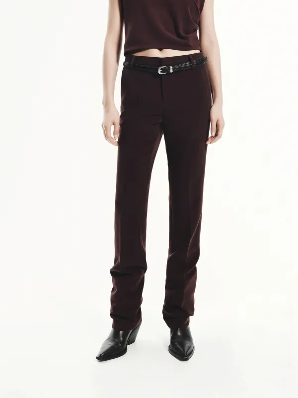 Include Belt Straight Pants sold by Mo&Co
