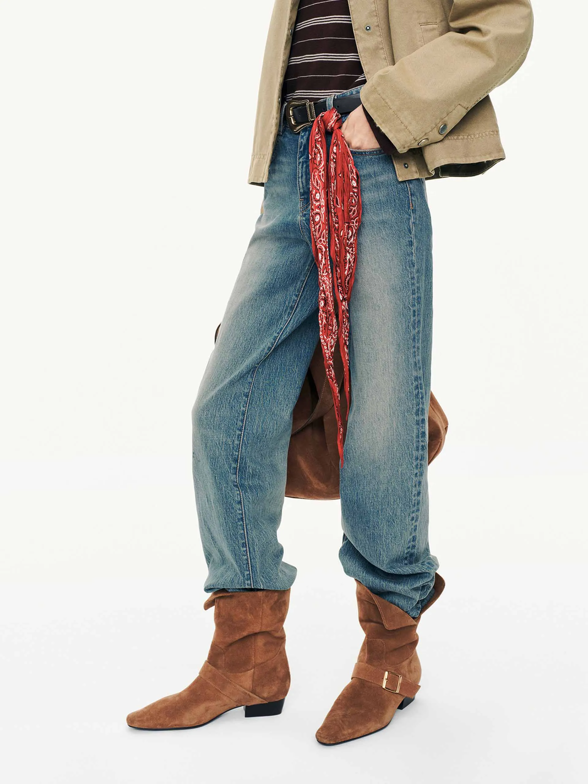 Wash Straight Leg Jeans sold by Mo&Co product image thumbnail 5