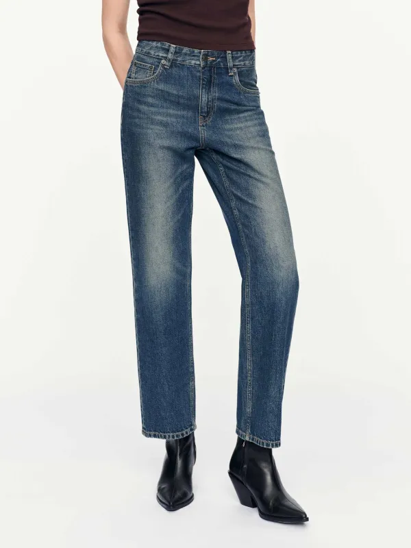 Ankle Length Tapered Jeans sold by Mo&Co