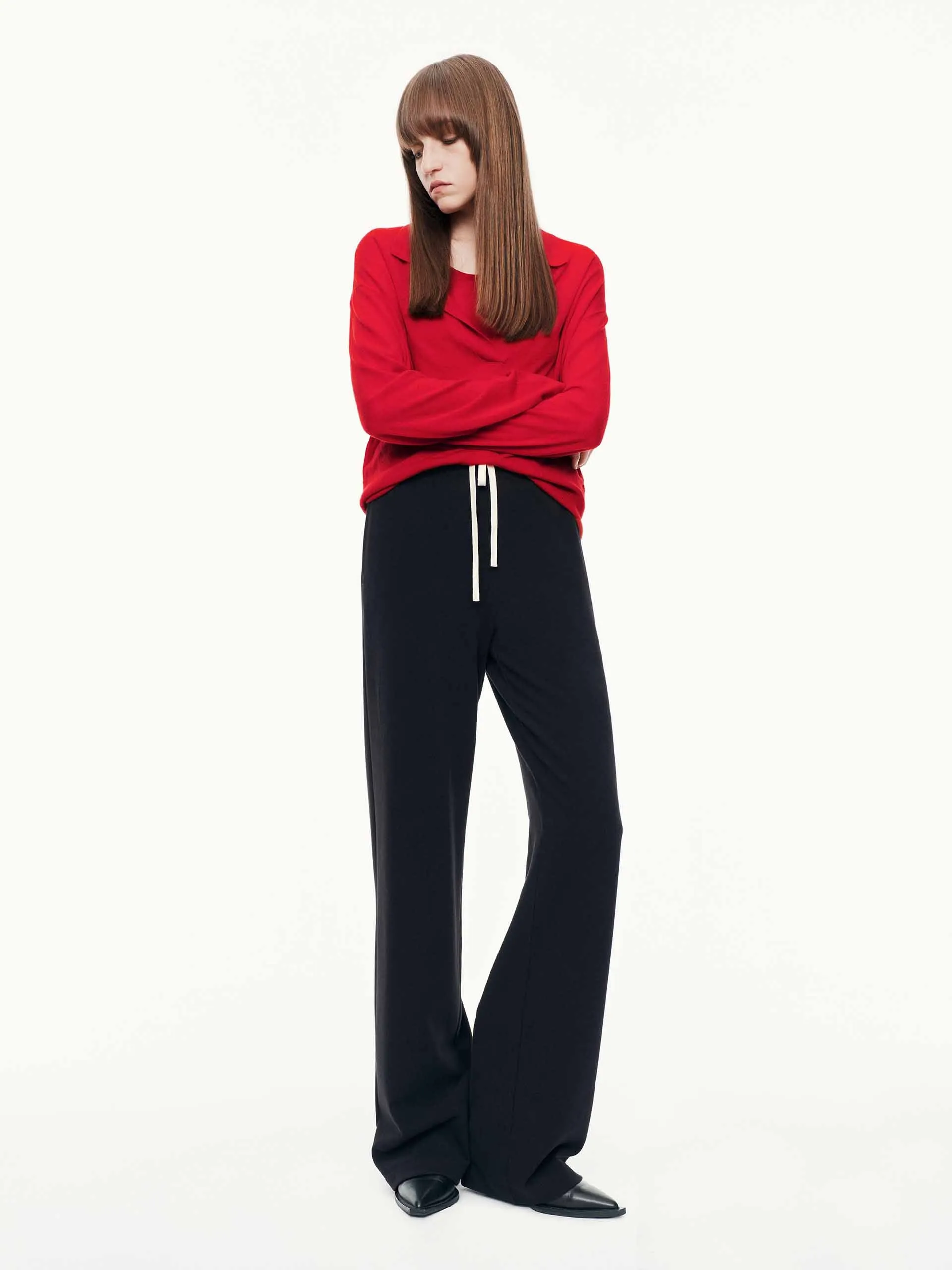 V-neck Relaxed Sweater sold by Mo&Co product image thumbnail 2