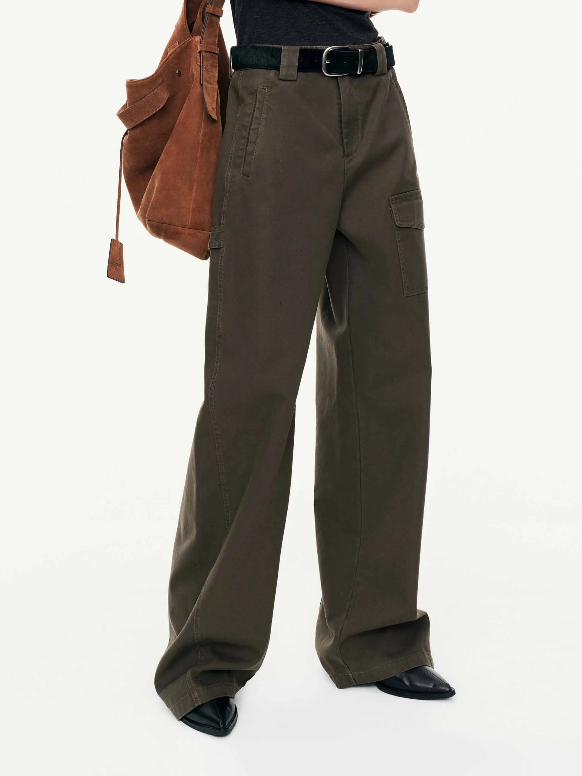 Barrel Leg Cargo Pants sold by Mo&Co product image thumbnail 3