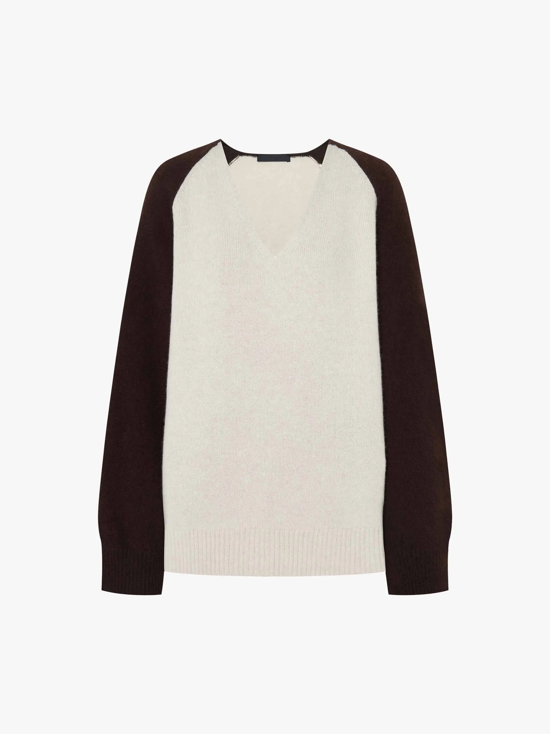 V-neck Contrast Sweater sold by Mo&Co product image thumbnail 5