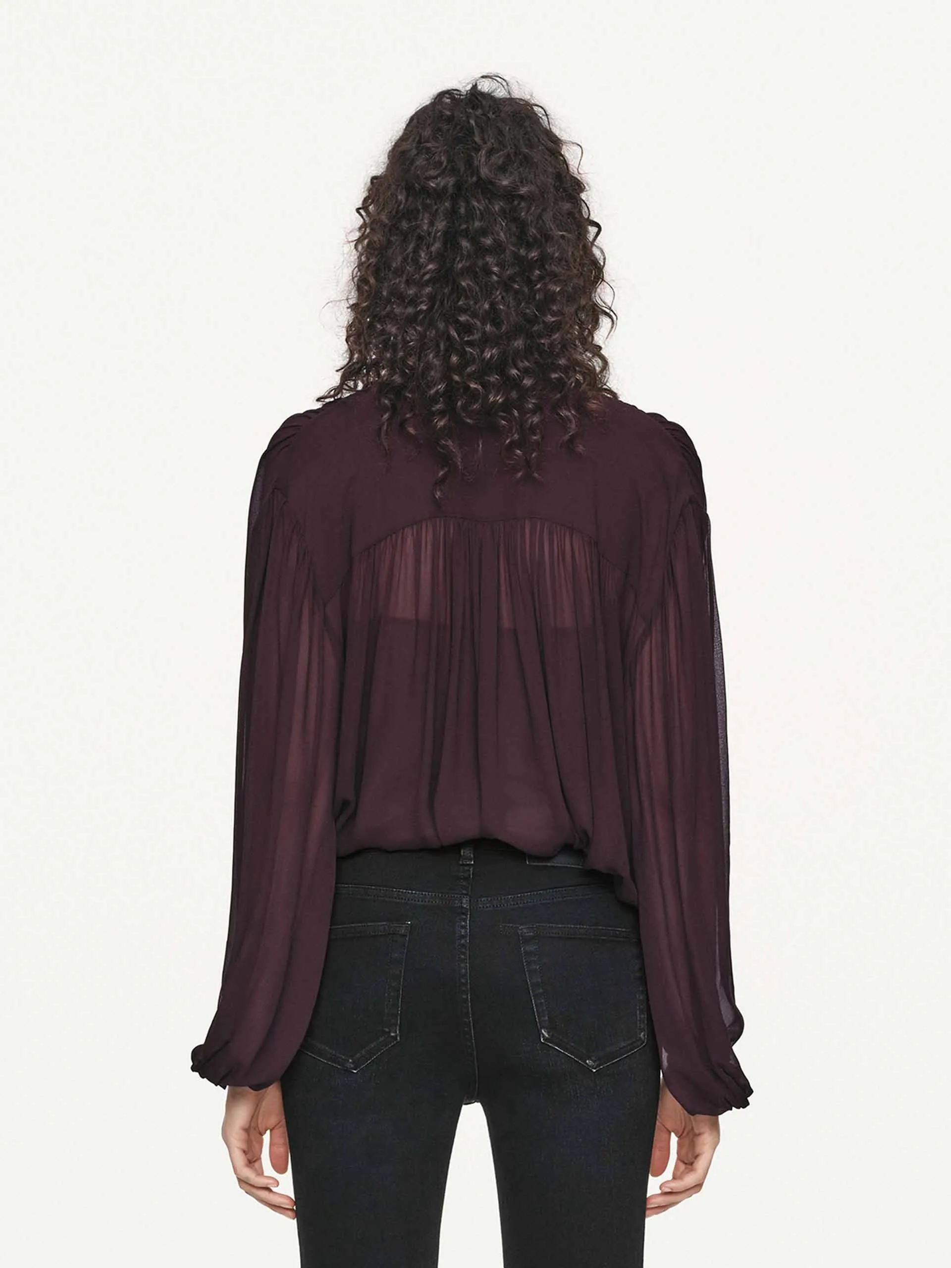 Lightweight Chiffon Blouse sold by Mo&Co product image thumbnail 3