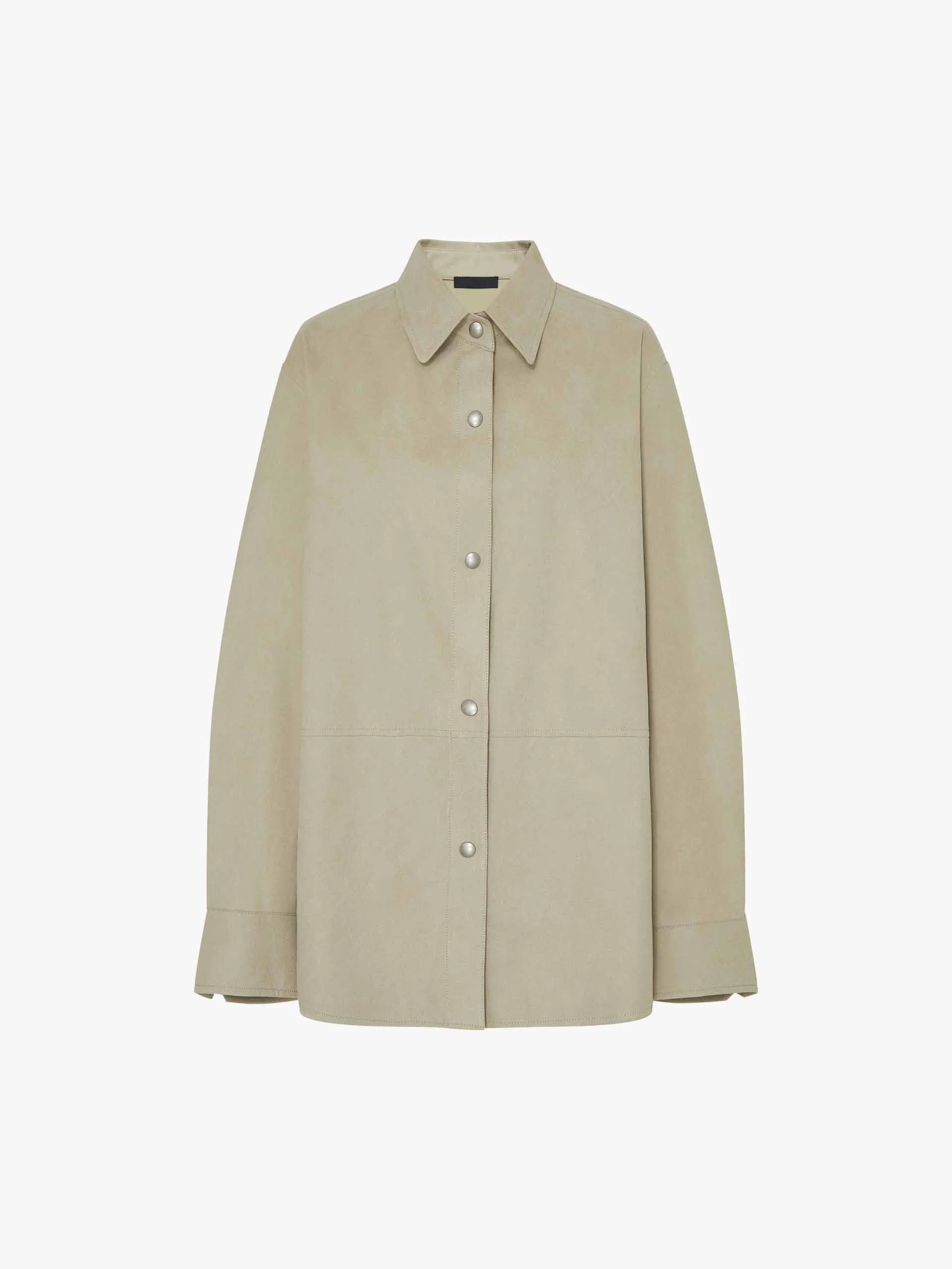 Faux Leather Button Jacket sold by Mo&Co product image thumbnail 5