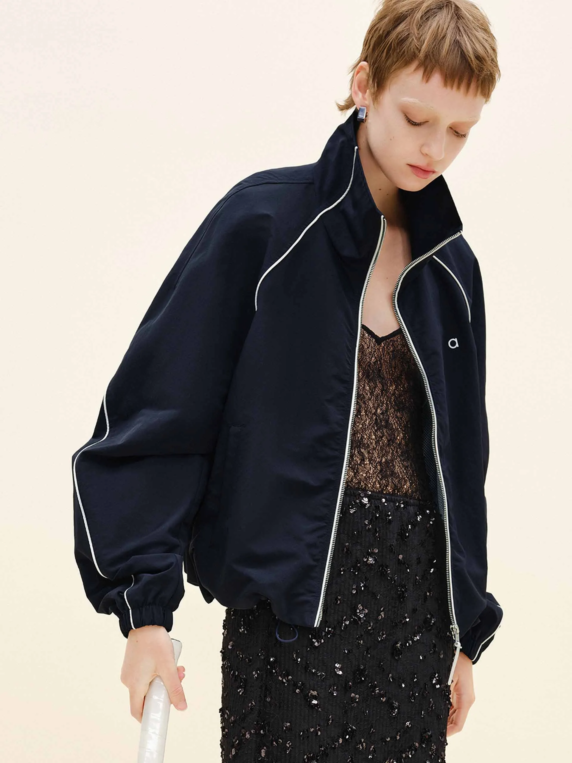 Zipper Closure Sport Jacket sold by Mo&Co product image thumbnail 3