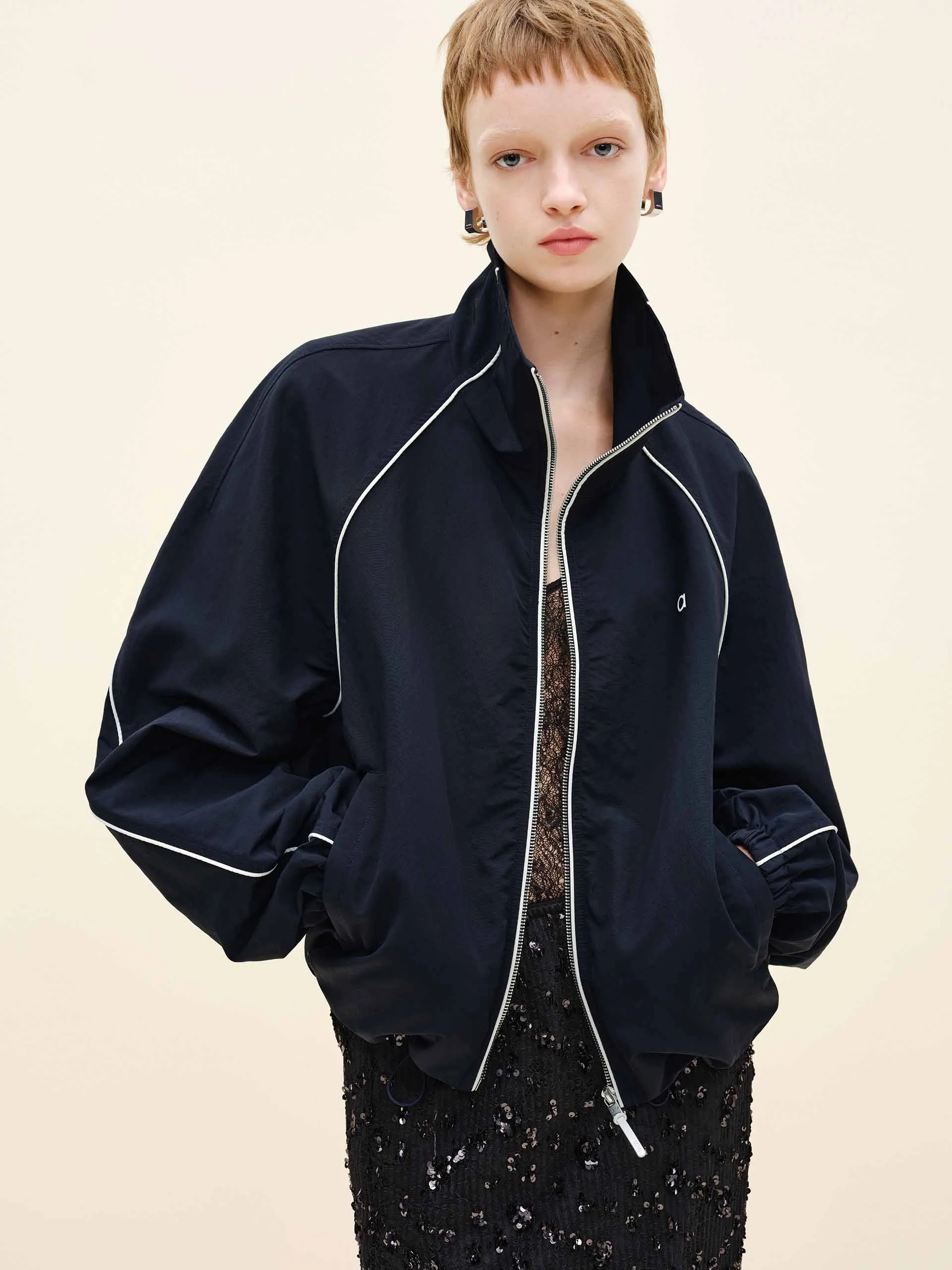 Zipper Closure Sport Jacket sold by Mo&Co