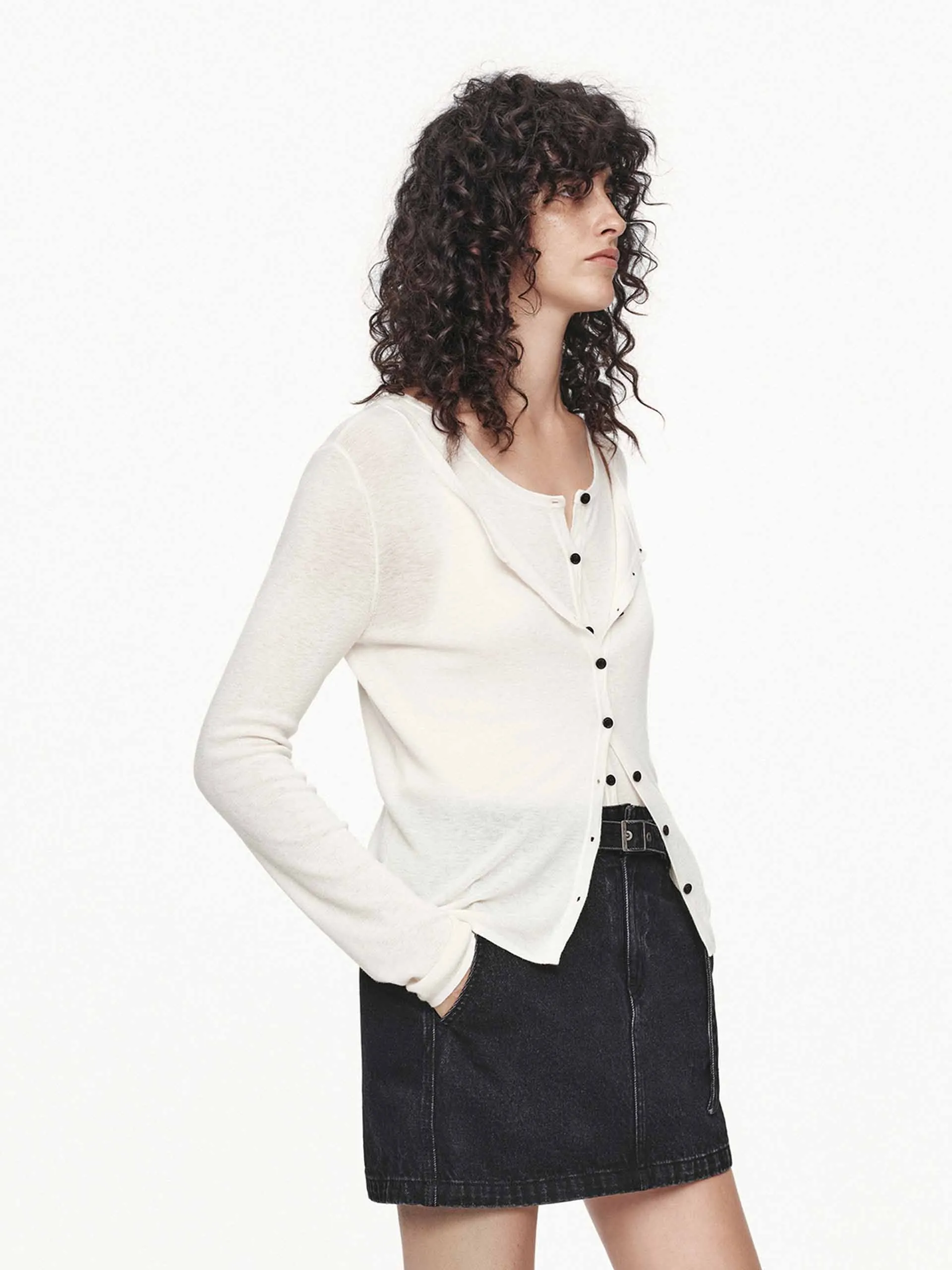 Two-piece Set Wool Cardigan sold by Mo&Co product image thumbnail 3