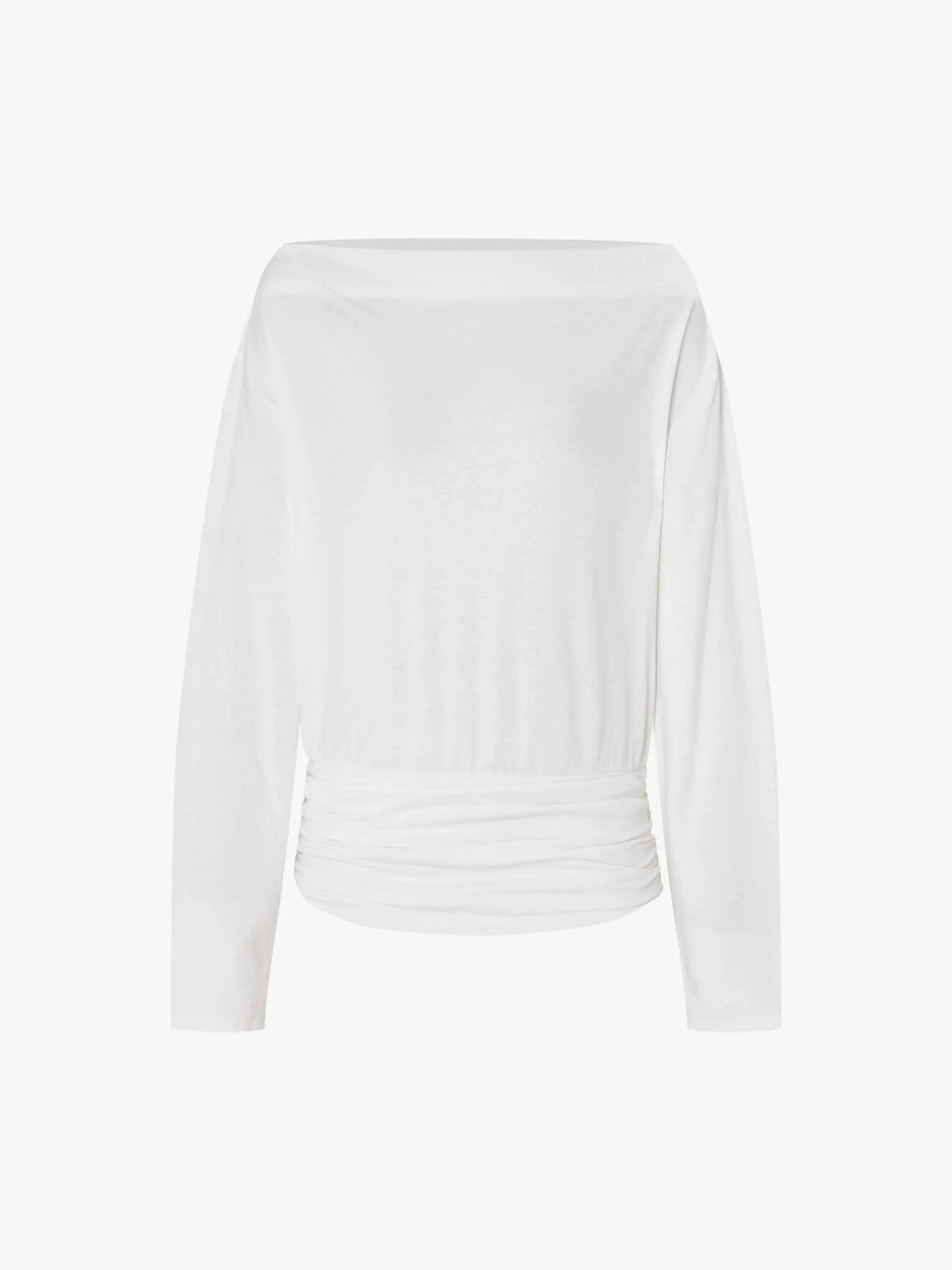 Off Shoulder Pleated T-shirt sold by Mo&Co product image thumbnail 5