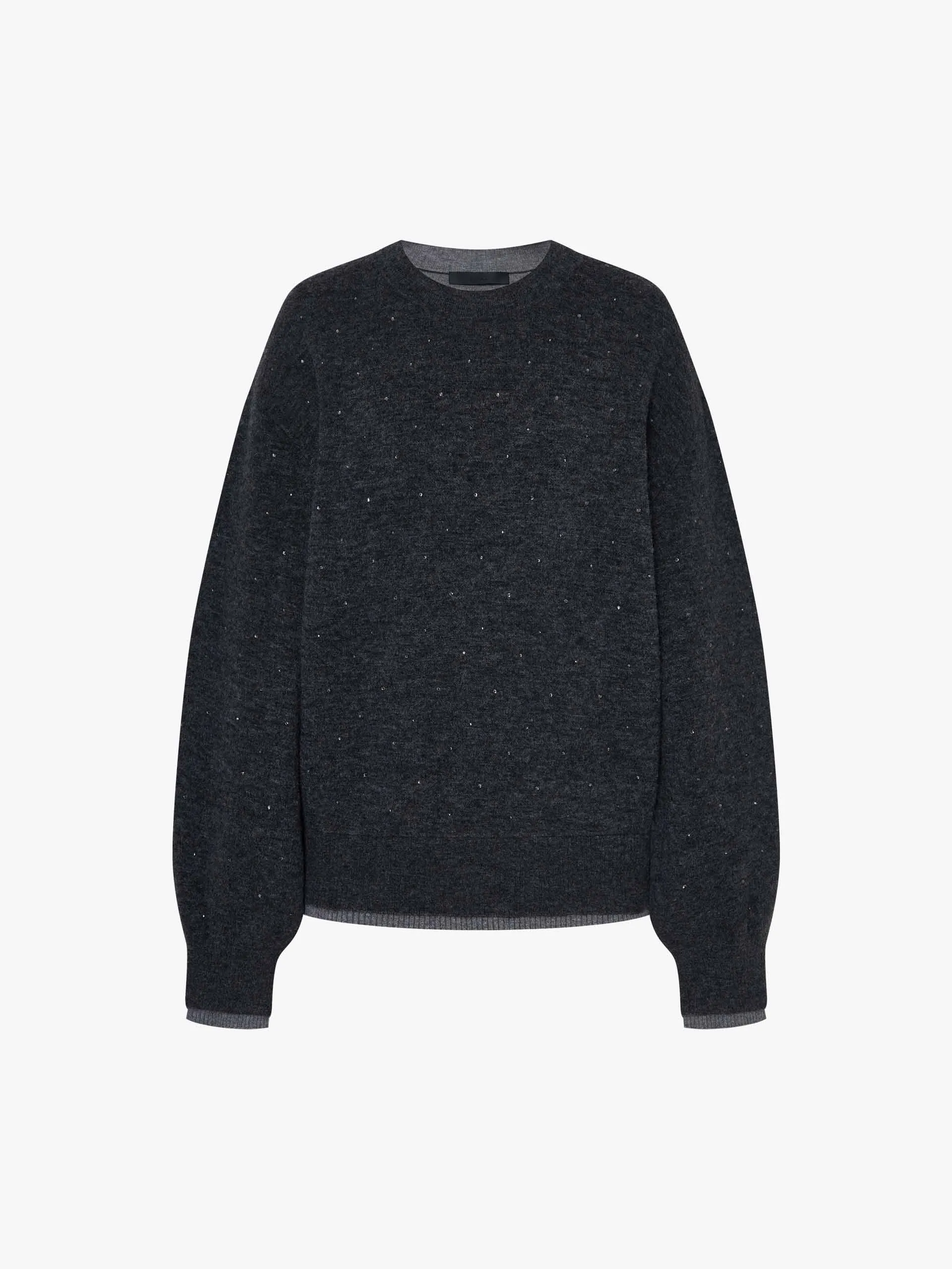 Rhinestone Wool Blend Sweater sold by Mo&Co product image thumbnail 5