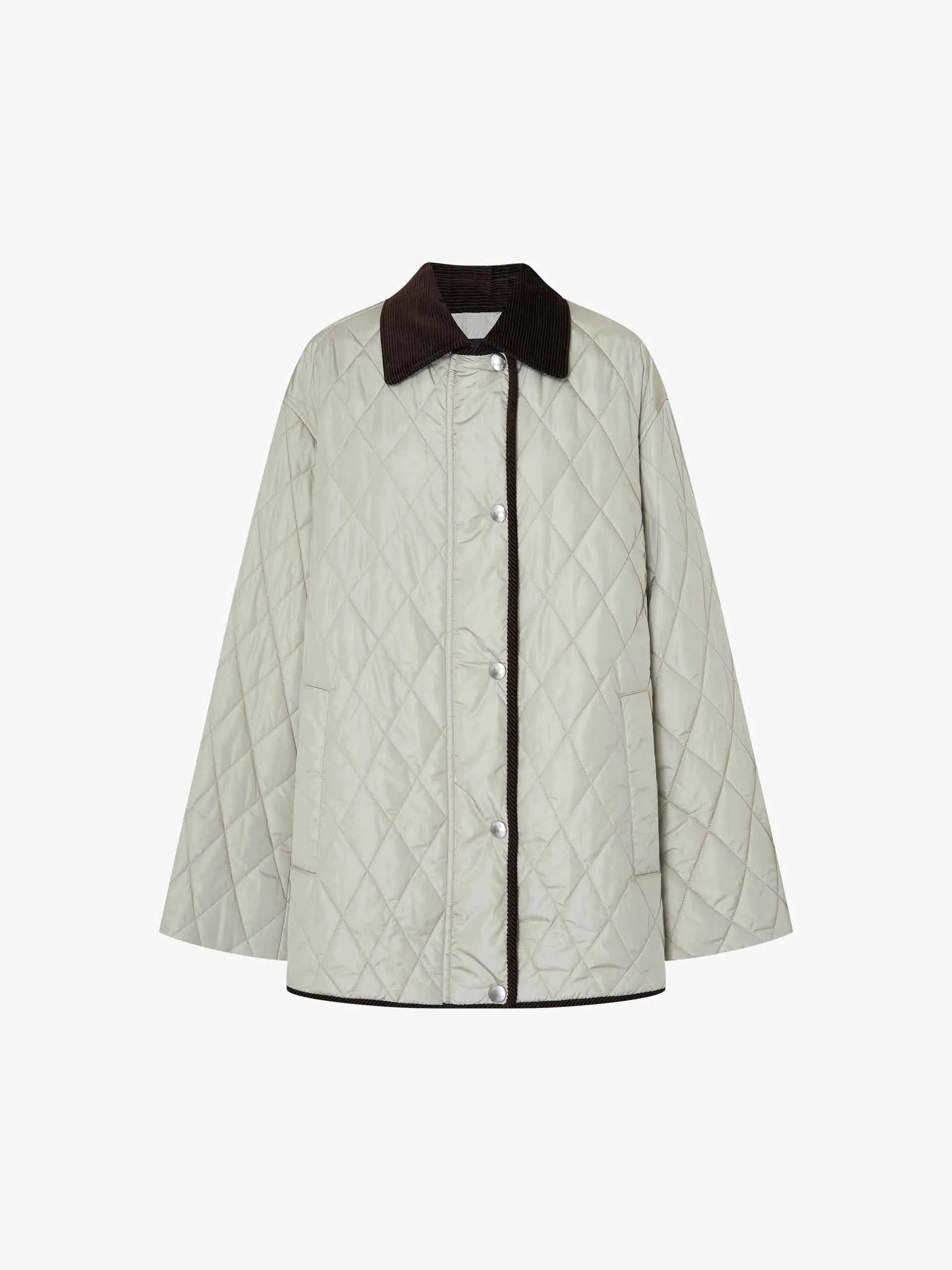 Contrast Detail Quilted Down Jacket sold by Mo&Co product image thumbnail 5