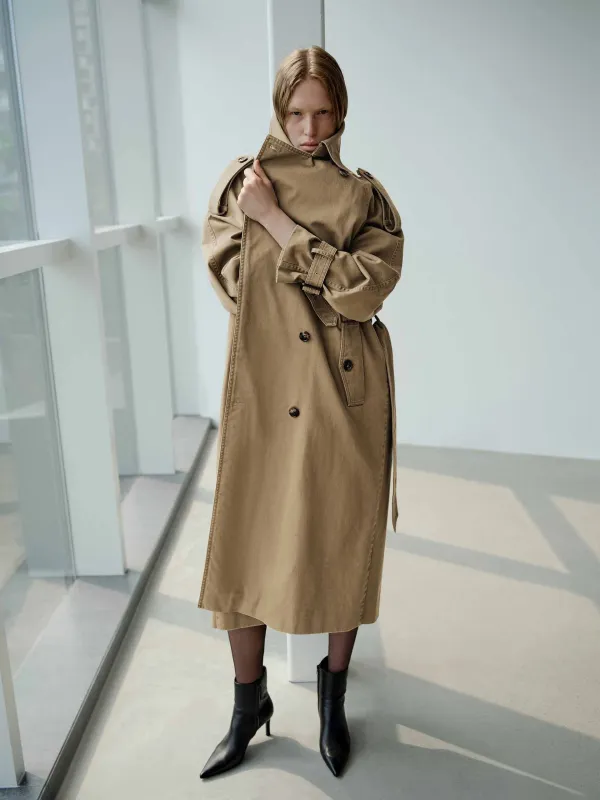 Double Breasted Trench Coat sold by Mo&Co