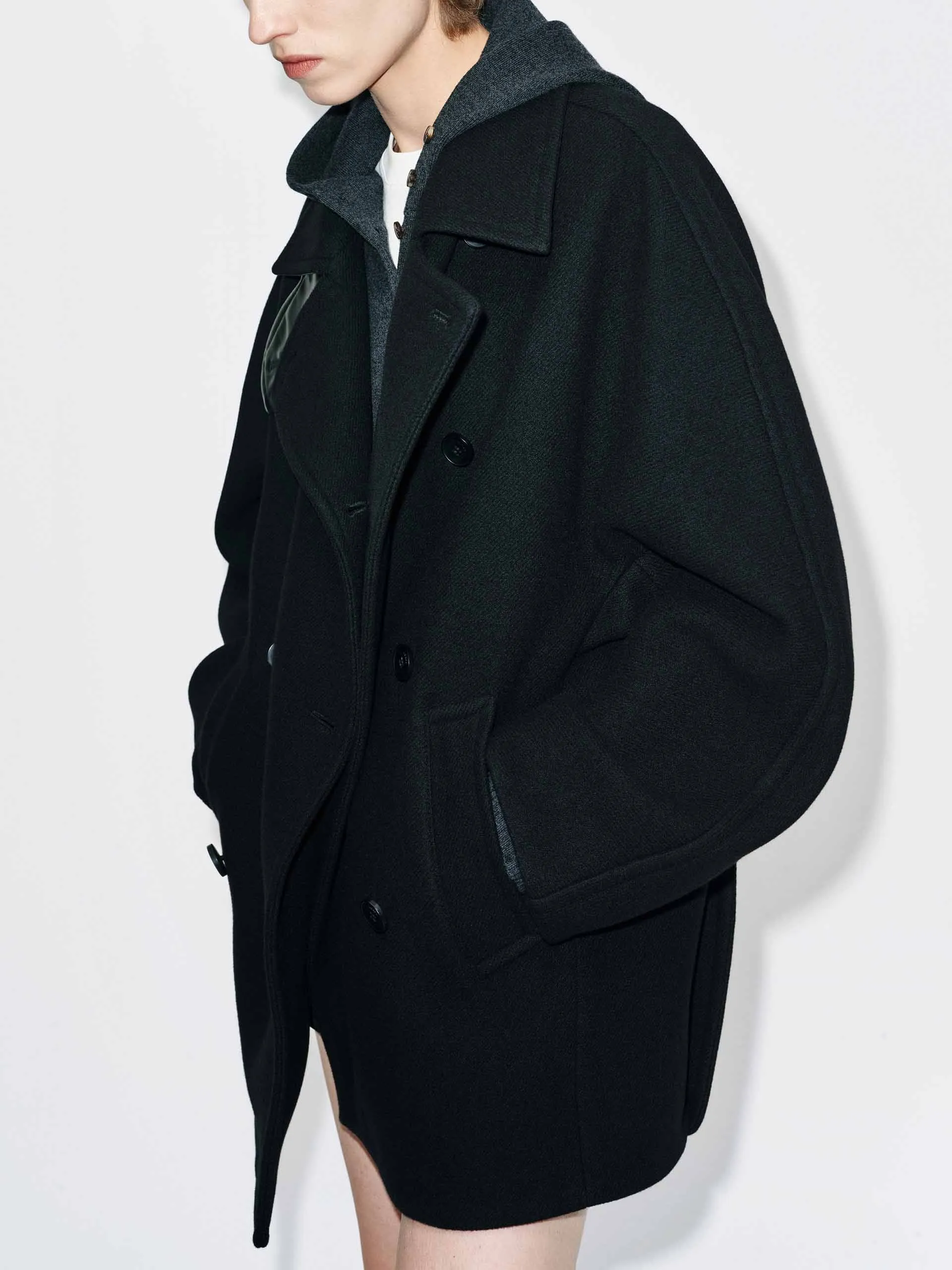 Double Breasted Wool Coat sold by Mo&Co product image thumbnail 5