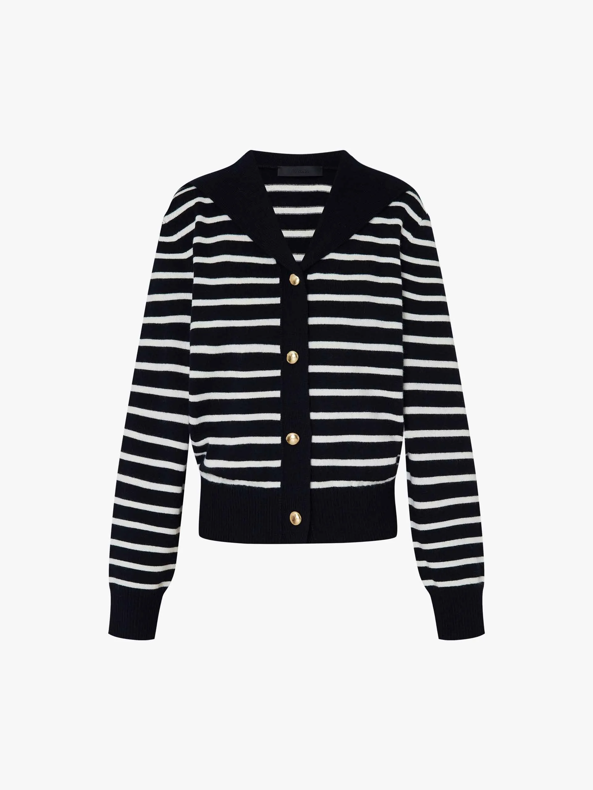 Wool Blend Striped Cardigan sold by Mo&Co product image thumbnail 5