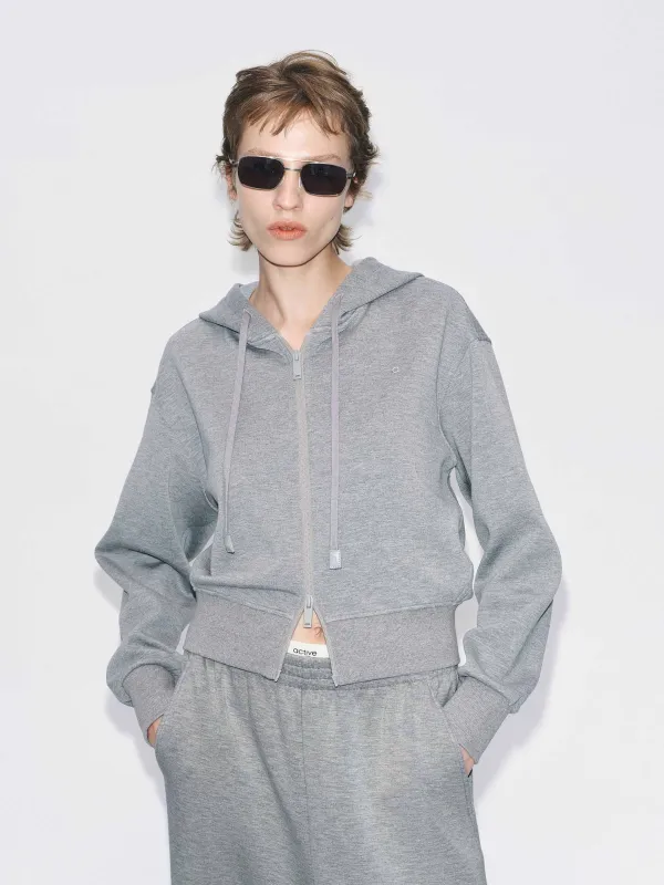 Drawstring Hooded Active Jacket sold by Mo&Co