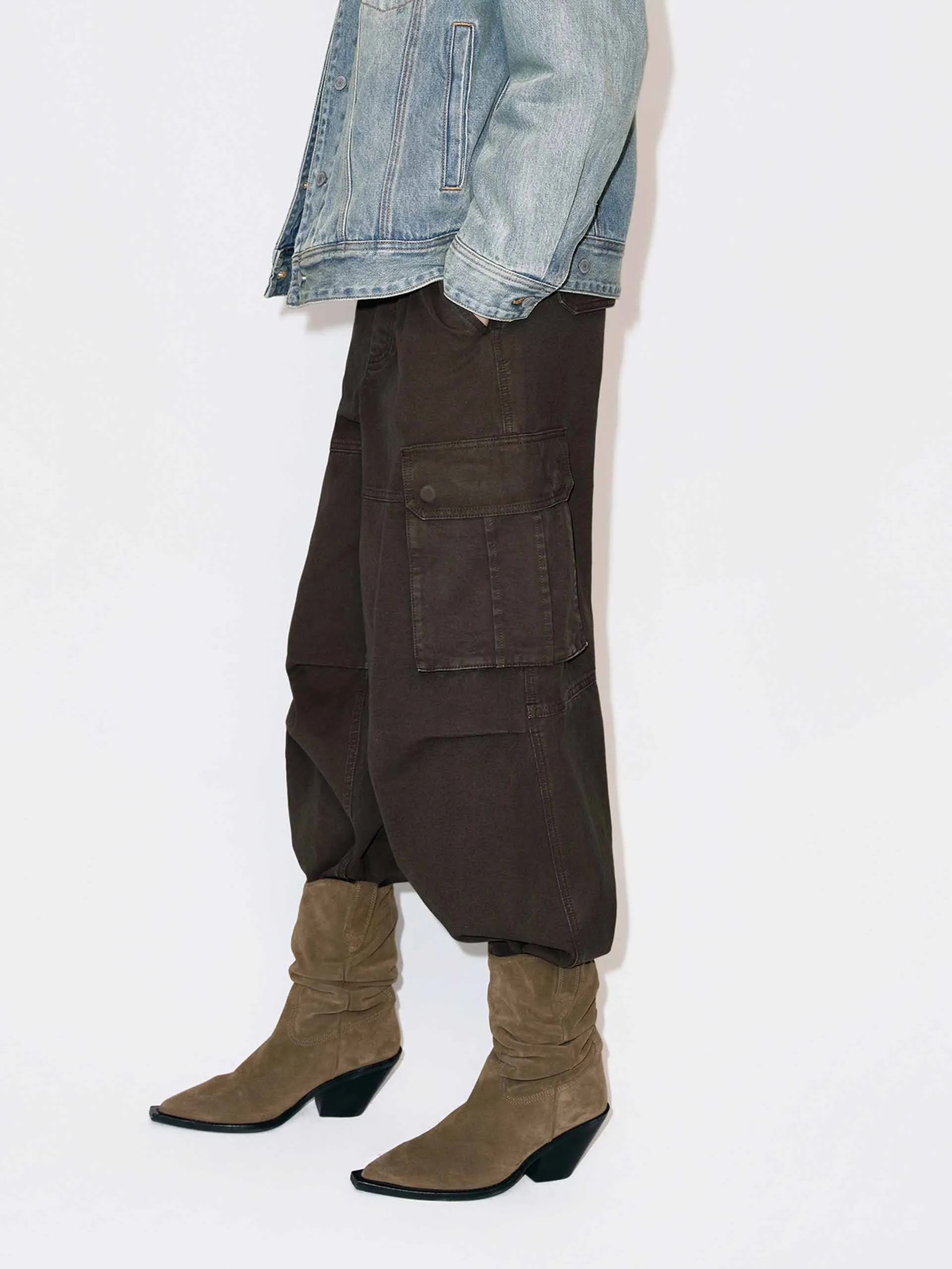 Cotton Blend Cargo Trousers sold by Mo&Co product image thumbnail 5
