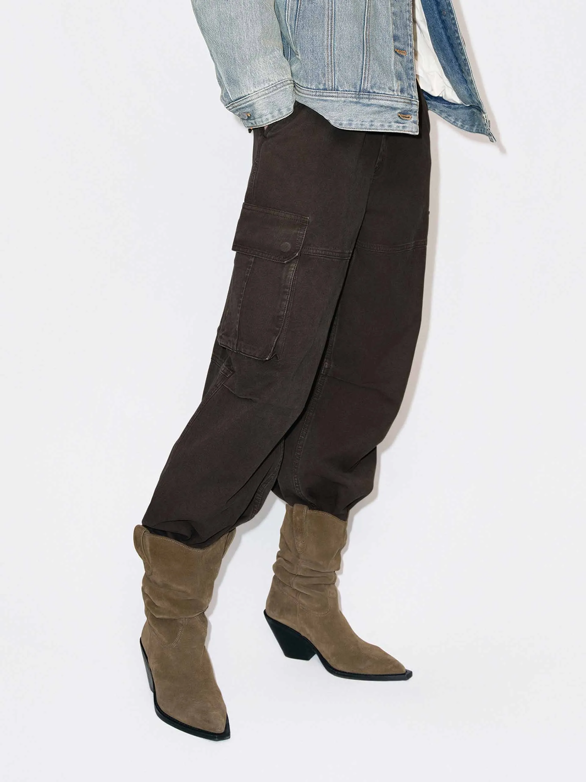 Cotton Blend Cargo Trousers sold by Mo&Co product image thumbnail 3