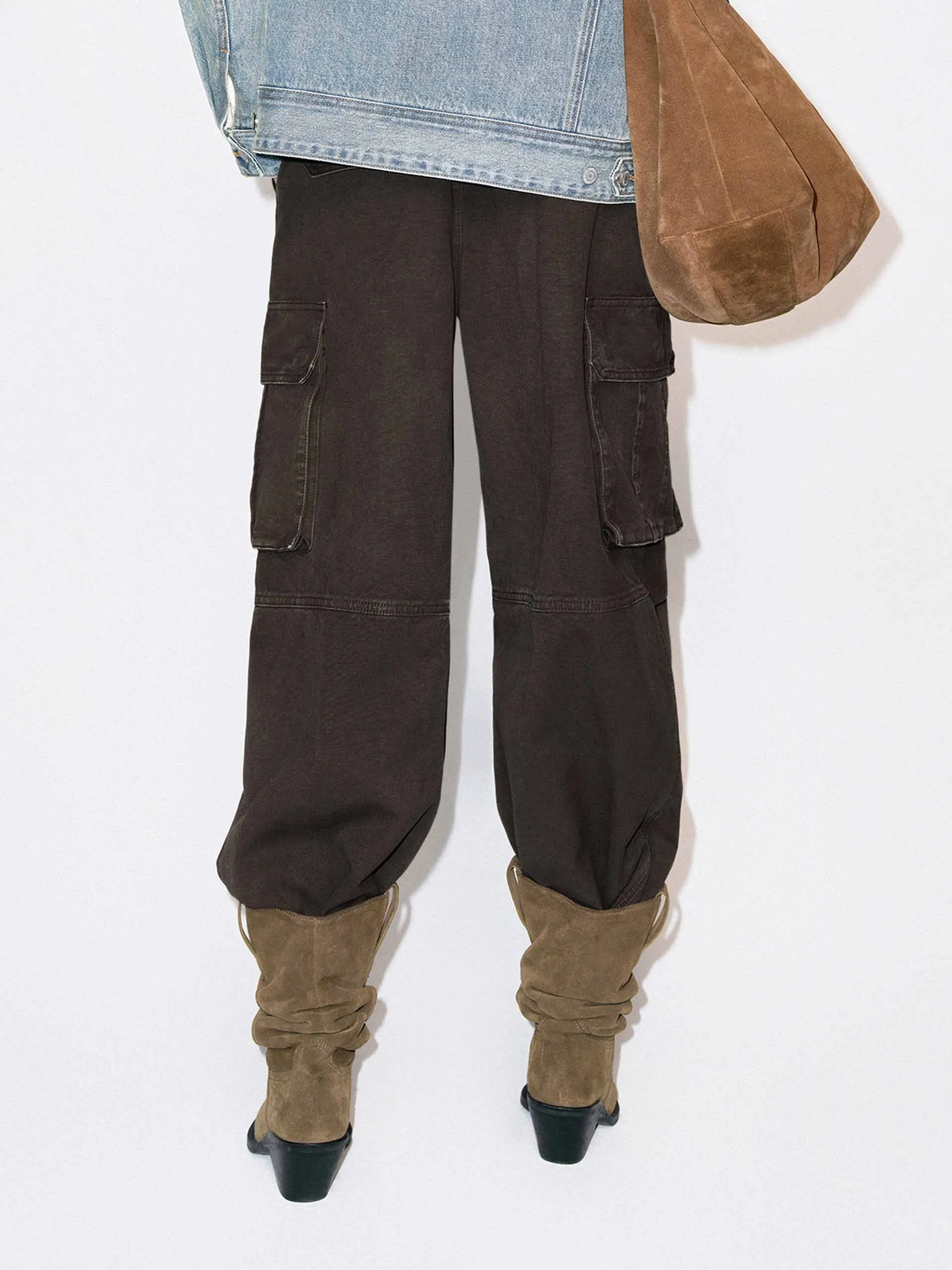 Cotton Blend Cargo Trousers sold by Mo&Co product image thumbnail 4