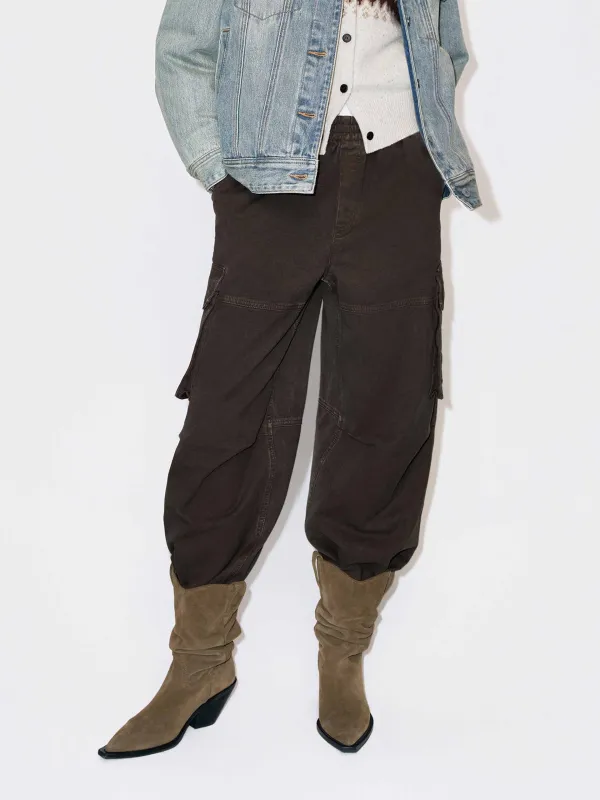 Cotton Blend Cargo Trousers sold by Mo&Co