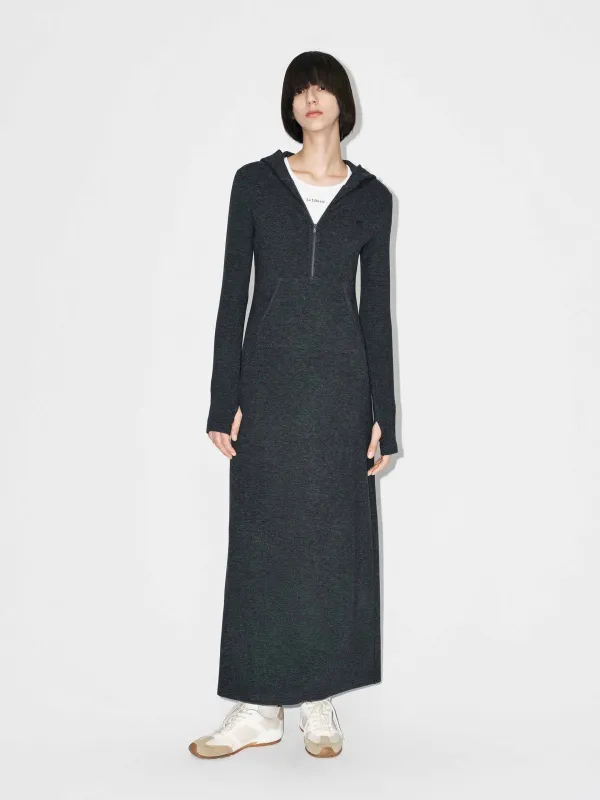 Fitted Hooded Maxi Dress sold by Mo&Co