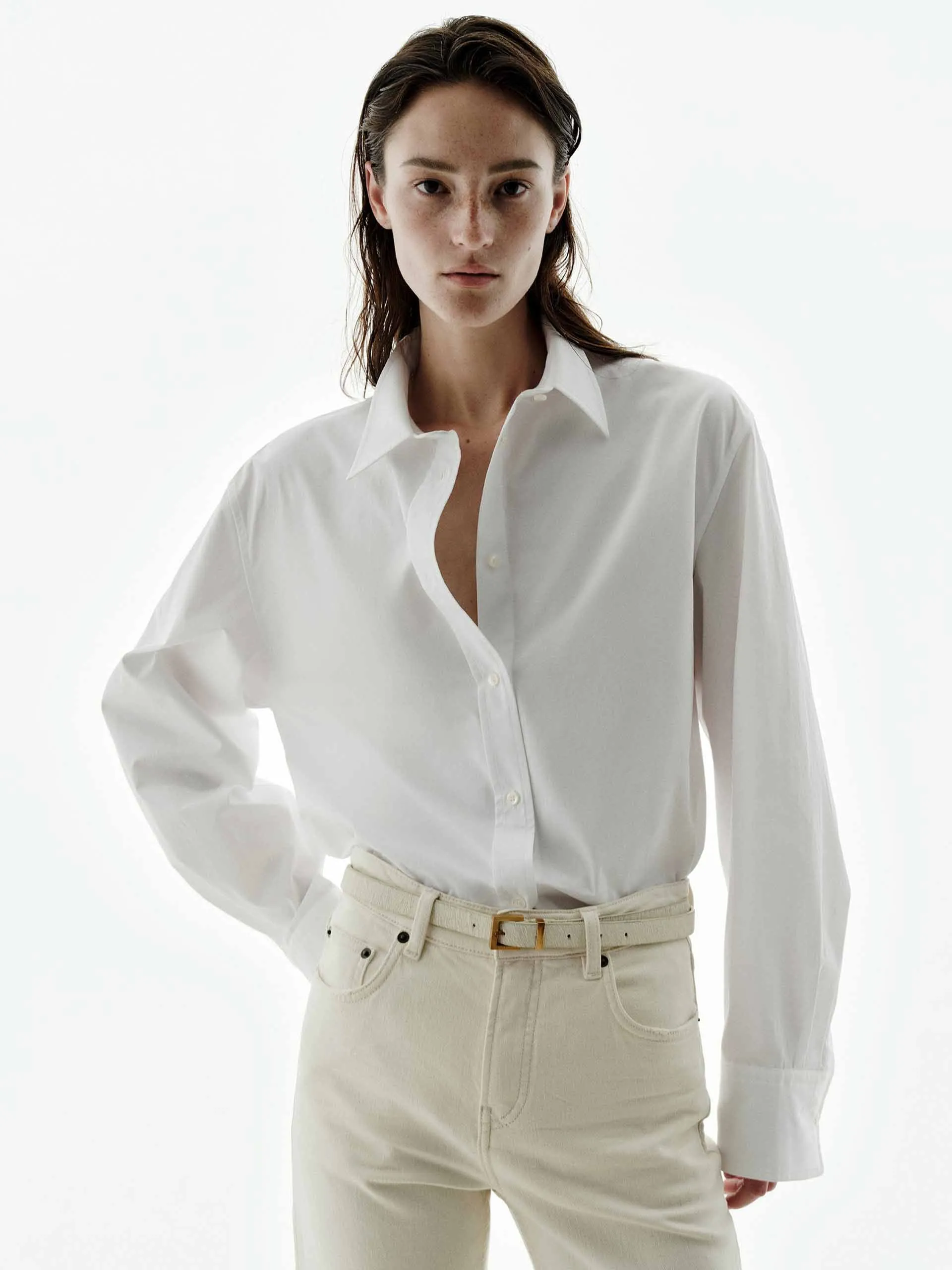 Pure Cotton Button Shirt sold by Mo&Co