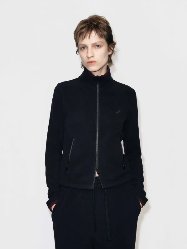 Black Two-way Zip Jacket sold by Mo&Co