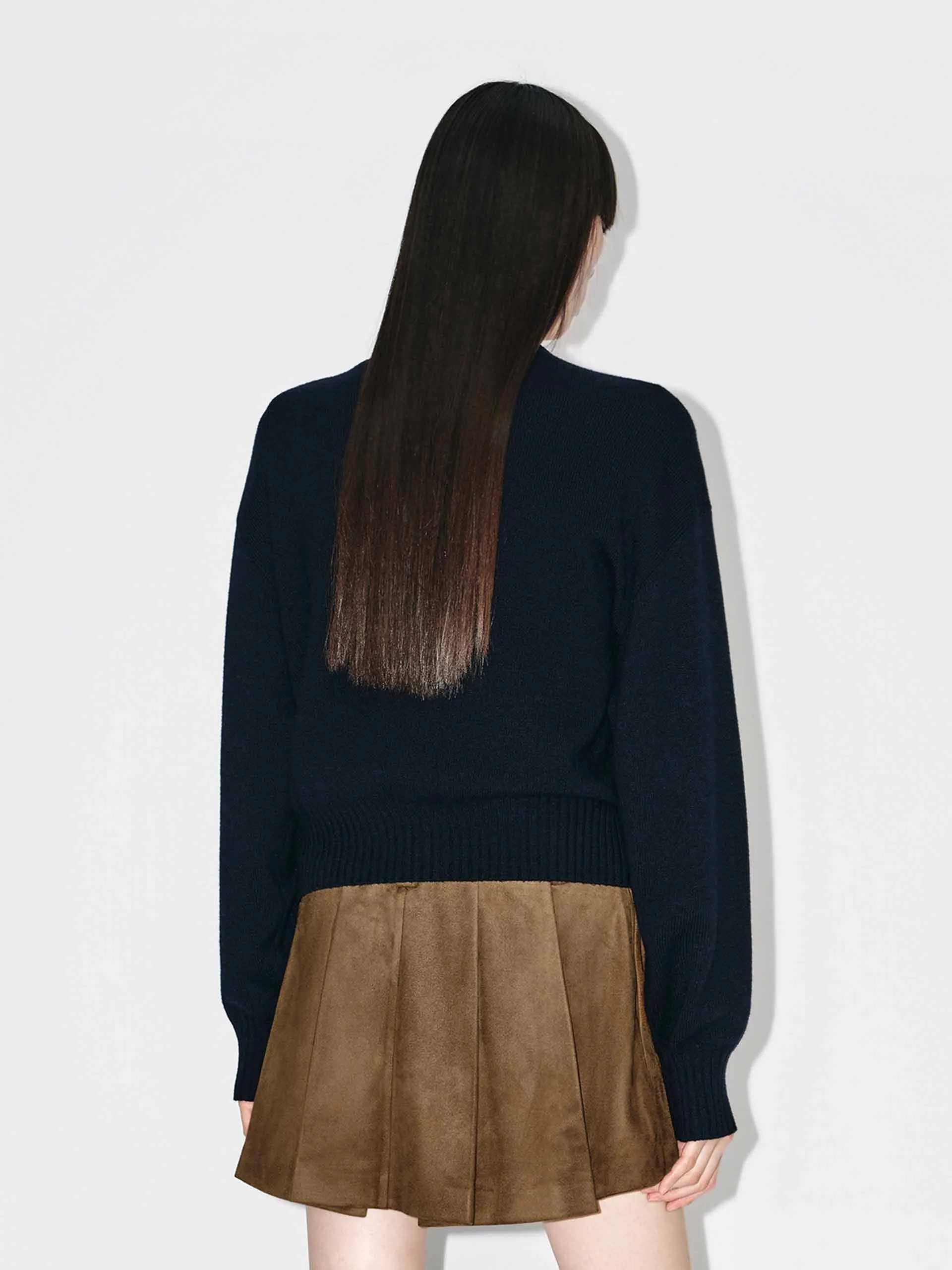 Two-way Zipper Wool Cardigan sold by Mo&Co product image thumbnail 5