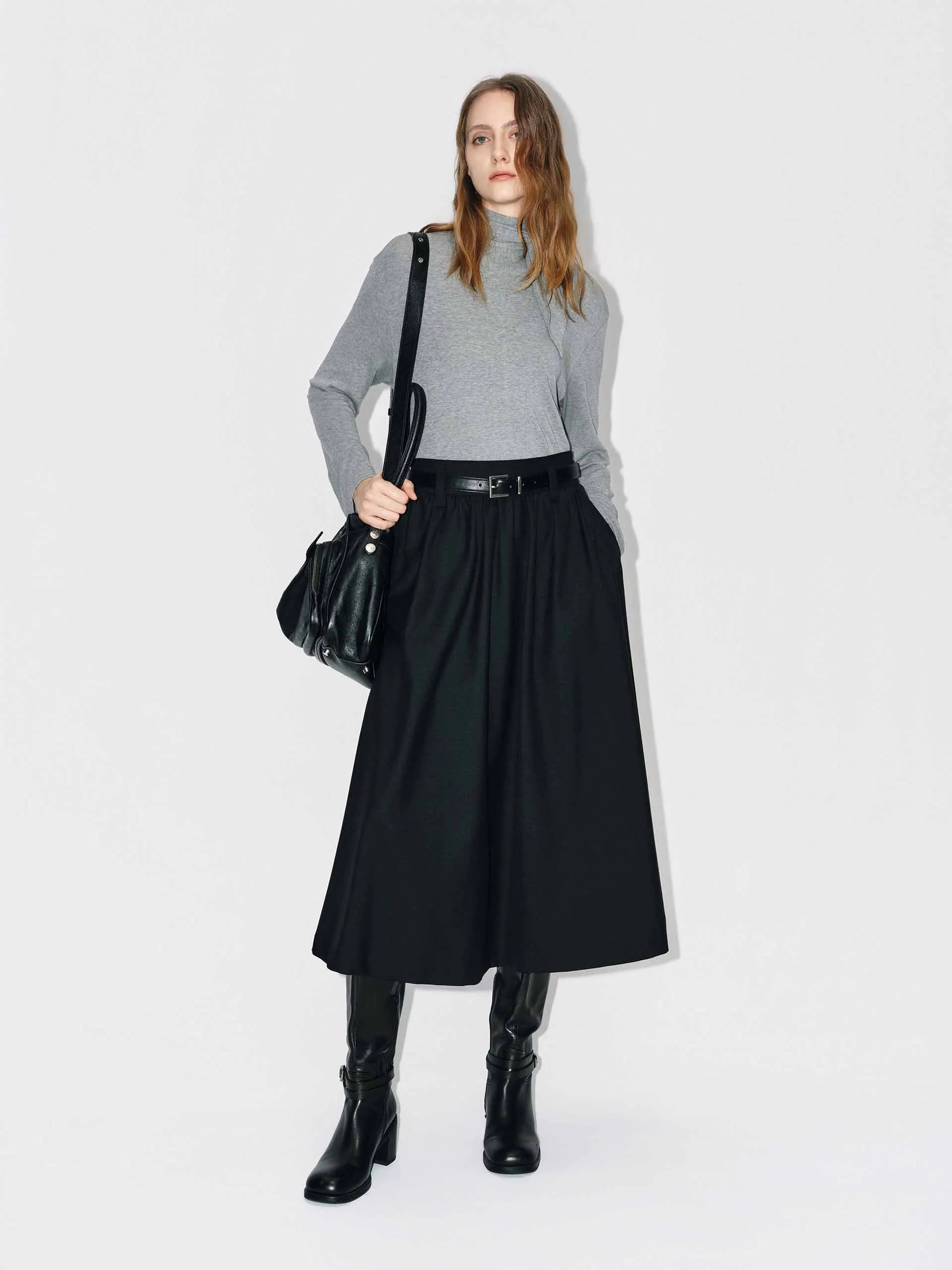 Included Belt Pleated Skirt sold by Mo&Co product image thumbnail 2