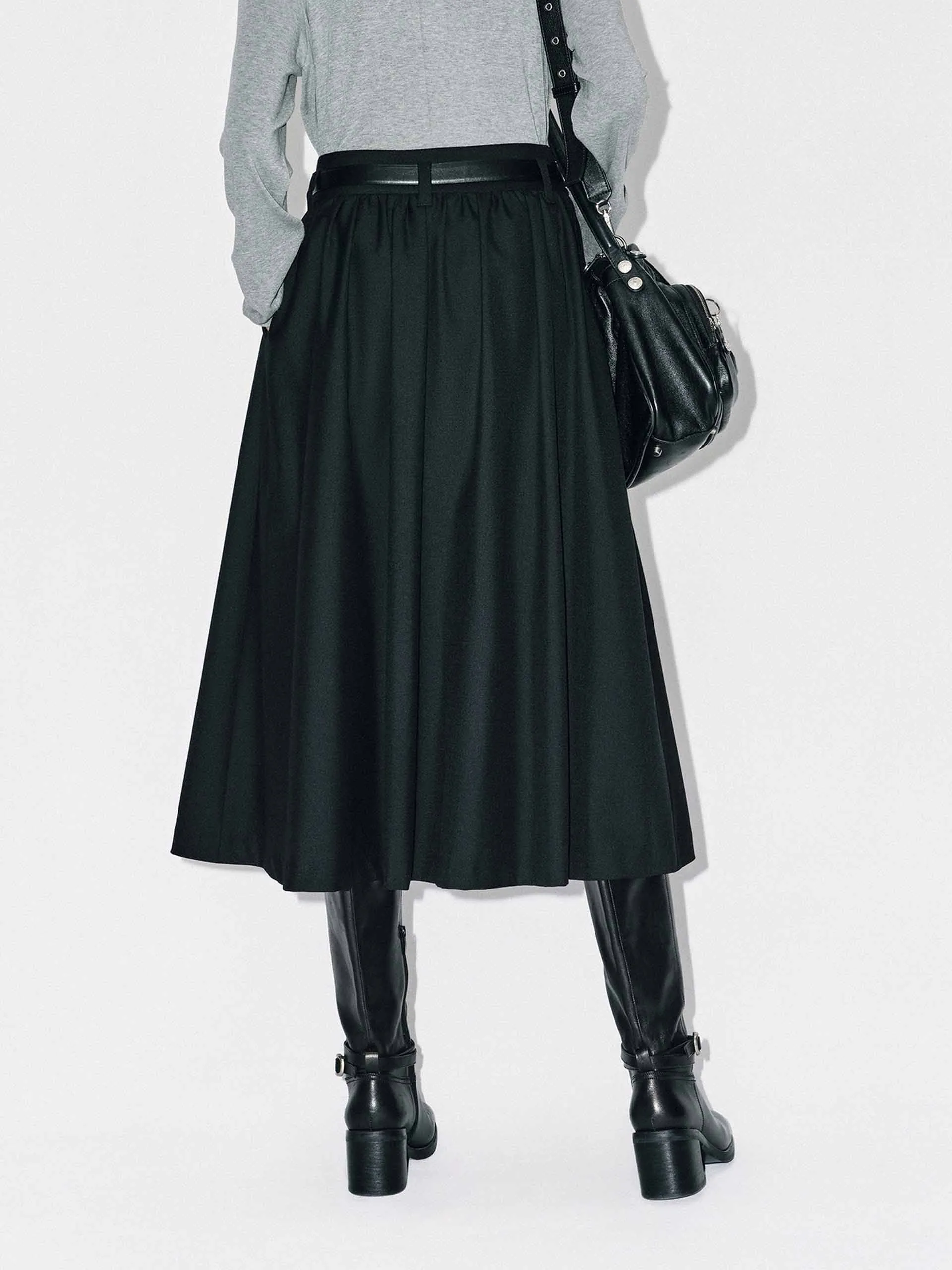 Included Belt Pleated Skirt sold by Mo&Co product image thumbnail 3