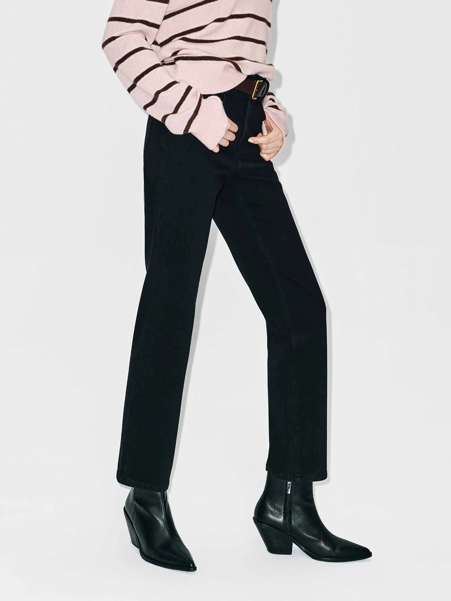 Black Tapered Ankle Jeans sold by Mo&Co product image thumbnail 3