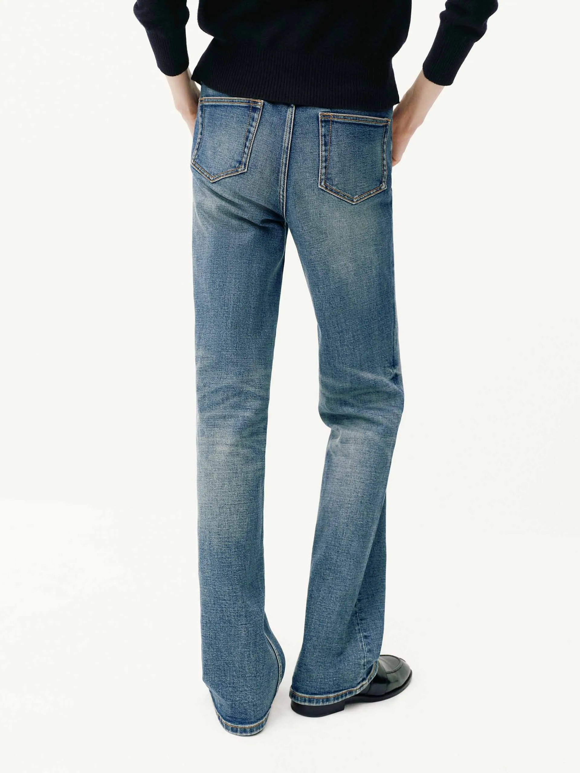 Cotton Blend Blue Jeans sold by Mo&Co product image thumbnail 5